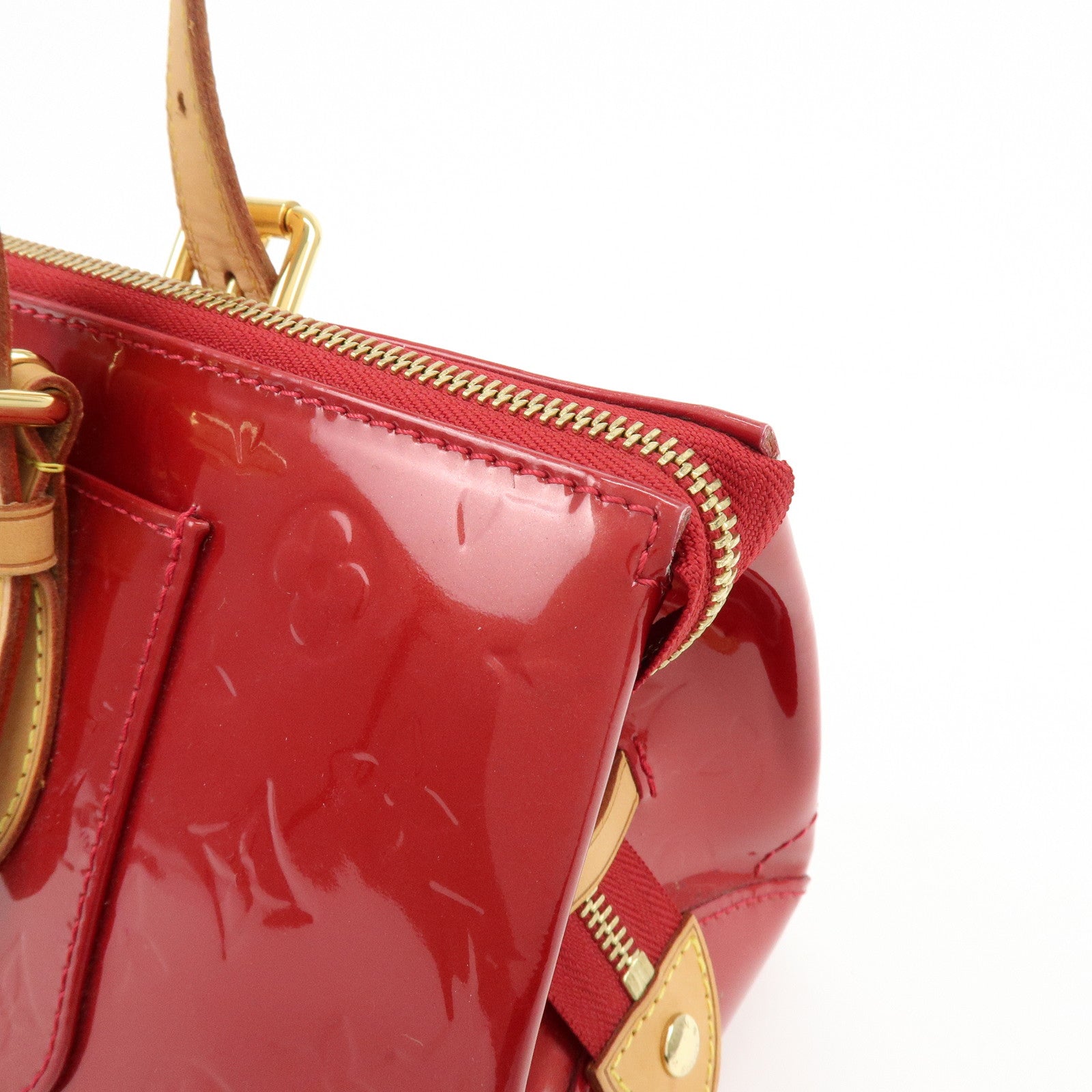 Louis Vuitton Vernis Rosewood Avenue Hand Bag Pomme DAmour M93507