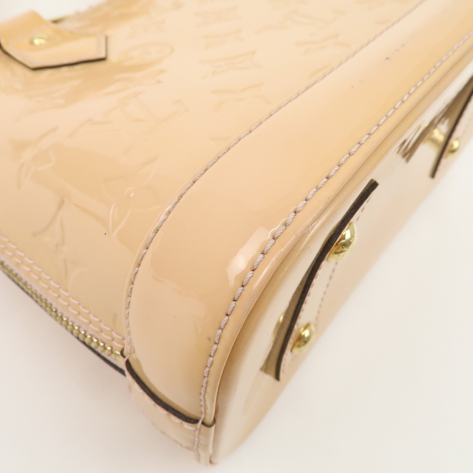 Louis Vuitton Monogram Vernis Alma BB 2Way Hand Shoulder Bag M90064 Used