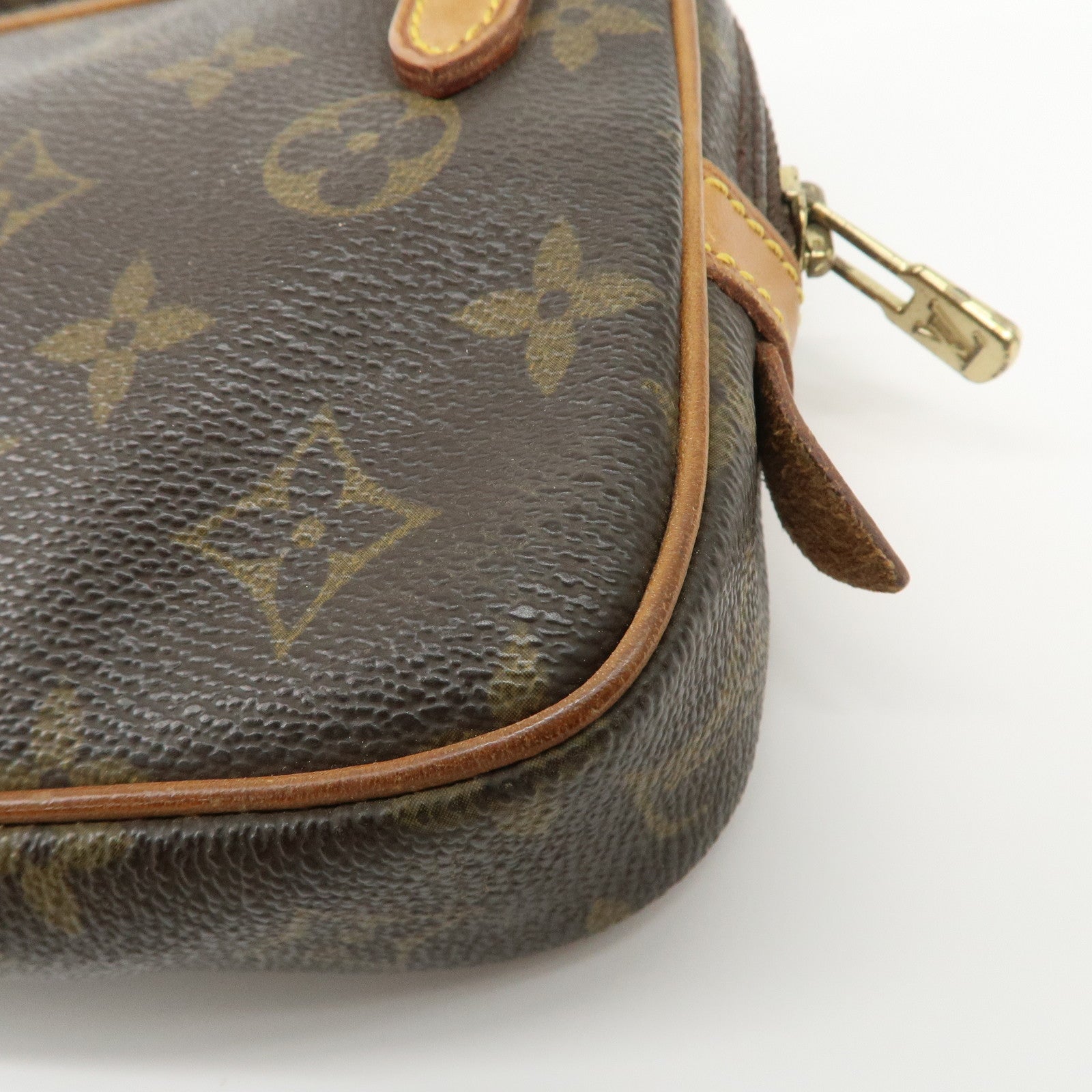 Louis Vuitton Monogram Pochette Marly Bandouliere Bag Brown M51828