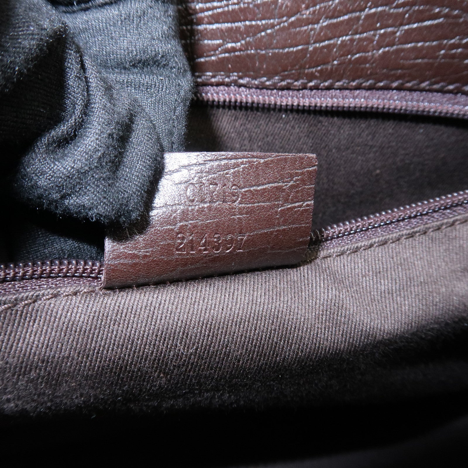 GUCCI Jackie Canvas Leather Shoulder Bag Hand Bag Beige Brown 01719