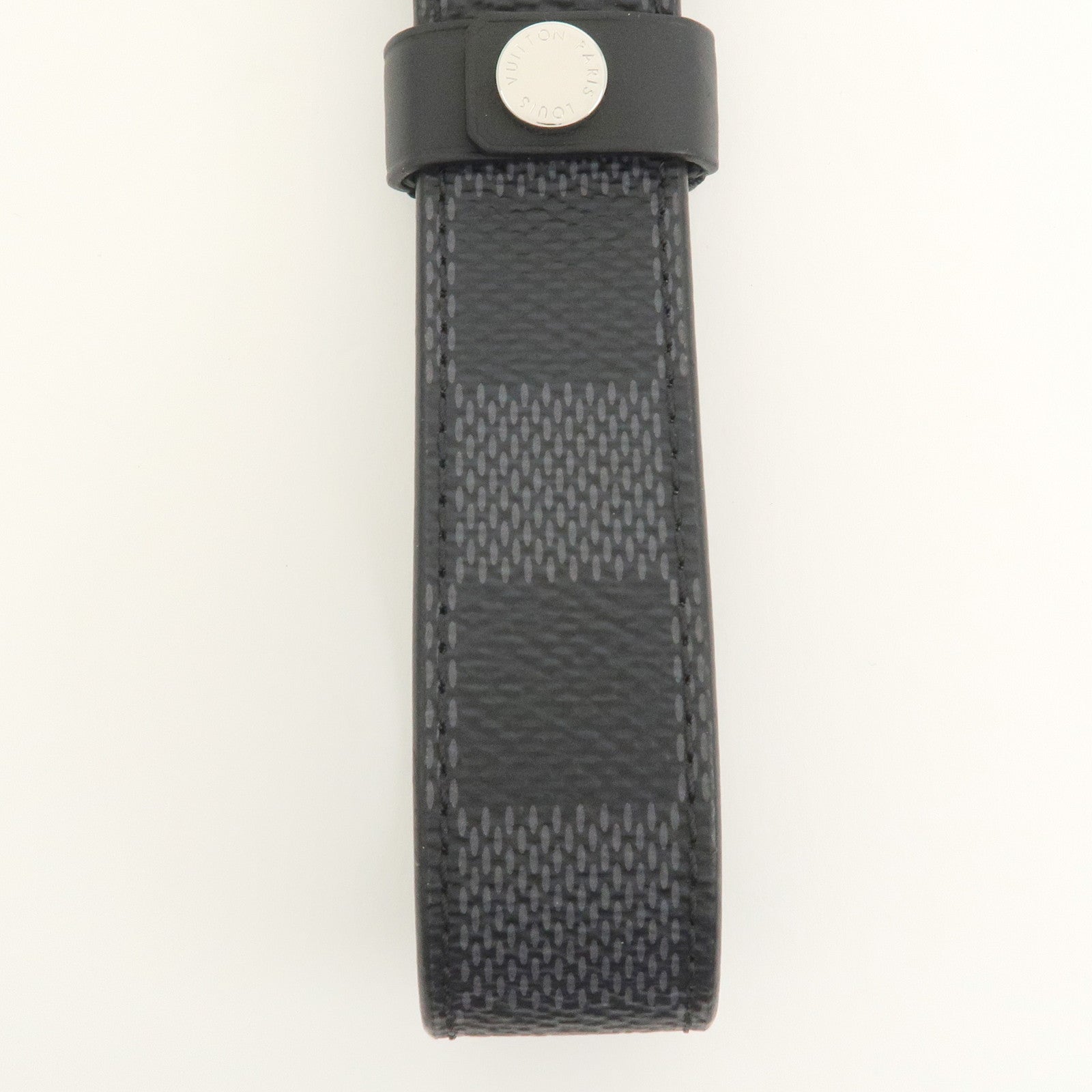 Louis Vuitton Damier Graphite Dragonne Key Chain Bag Charm M62706