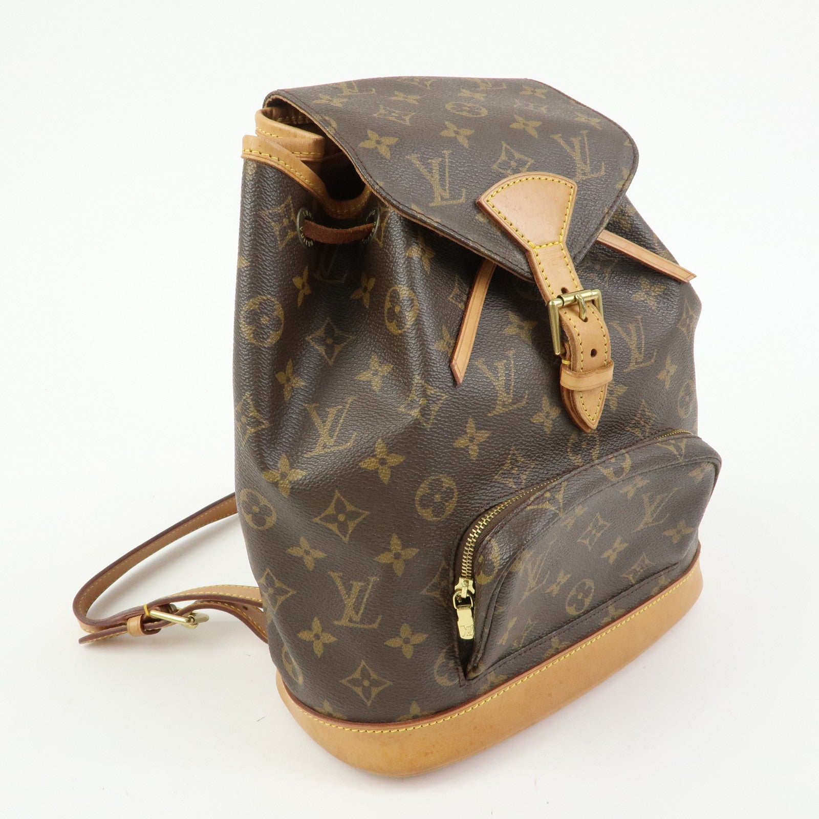 Louis Vuitton Monogram Montsouris MM Backpack Brown M51136