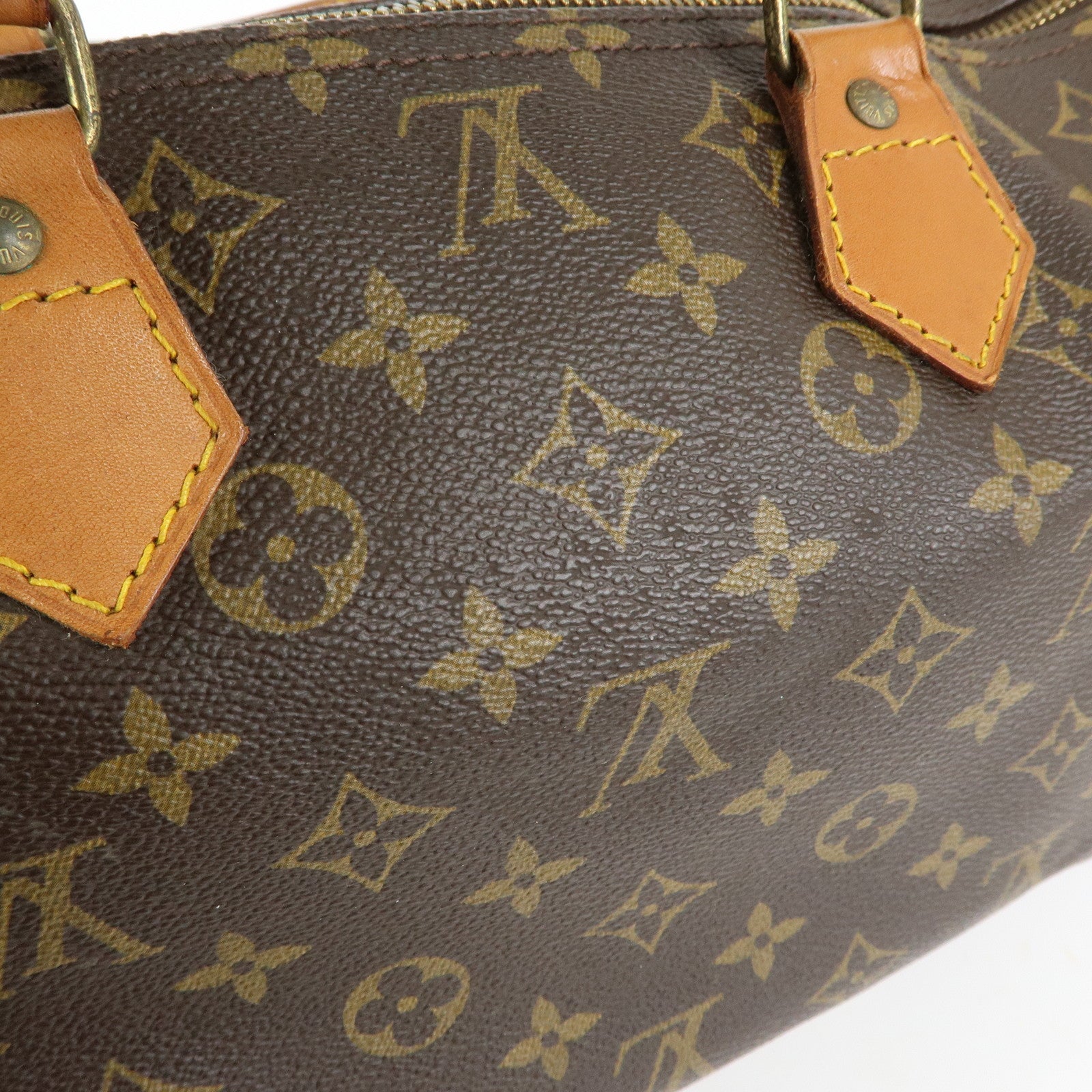 Louis Vuitton Monogram Speedy 40 Hand Bag Boston Bag Brown M41522