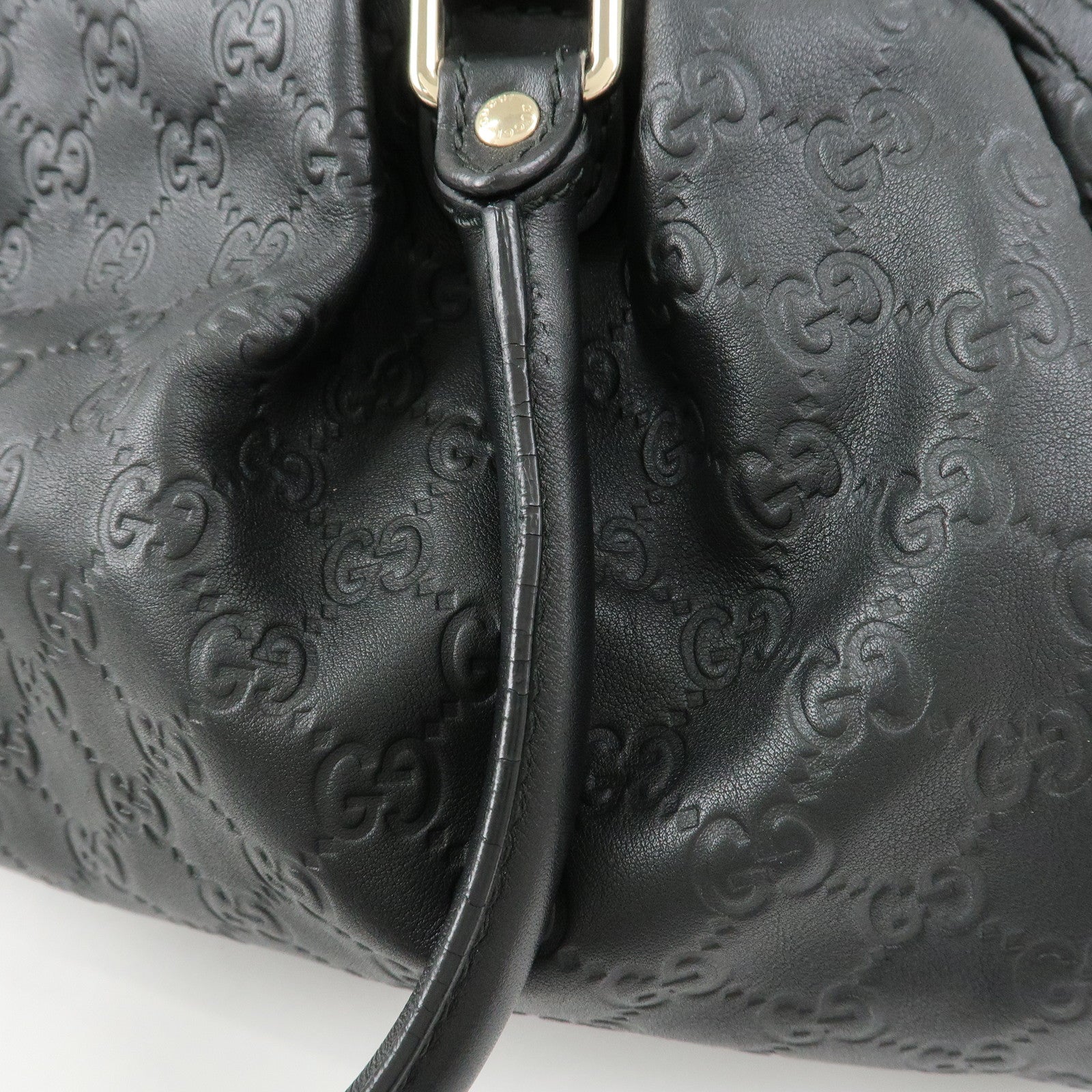 GUCCI Sukey Interlocking G Guccissima Leather 2Way Bag 223974