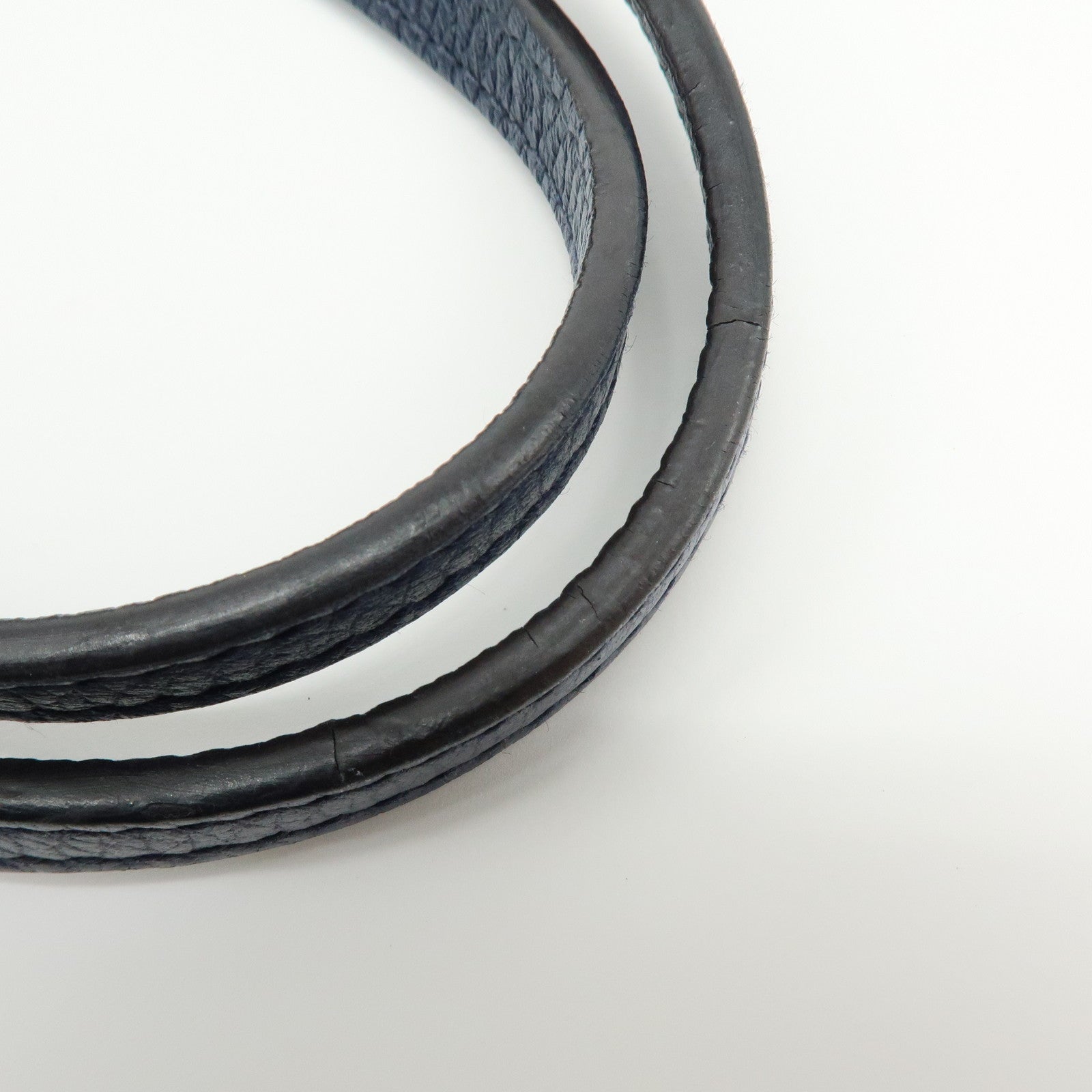 GUCCI Swing Interlocking G Calf Leather Tote Hand Bag Navy 354408