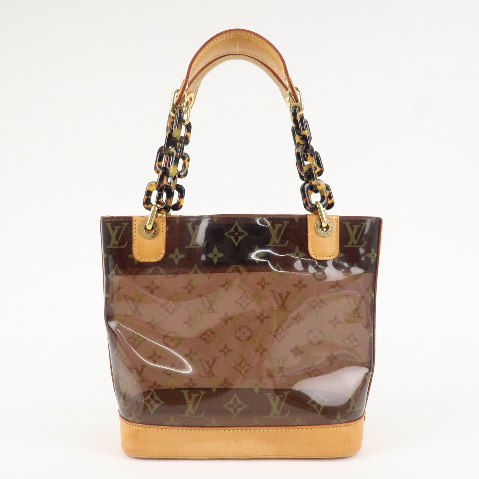 Louis Vuitton Monogram Vinyl Cabas Ambre PM Tote Bag Hand Bag M92502 Used