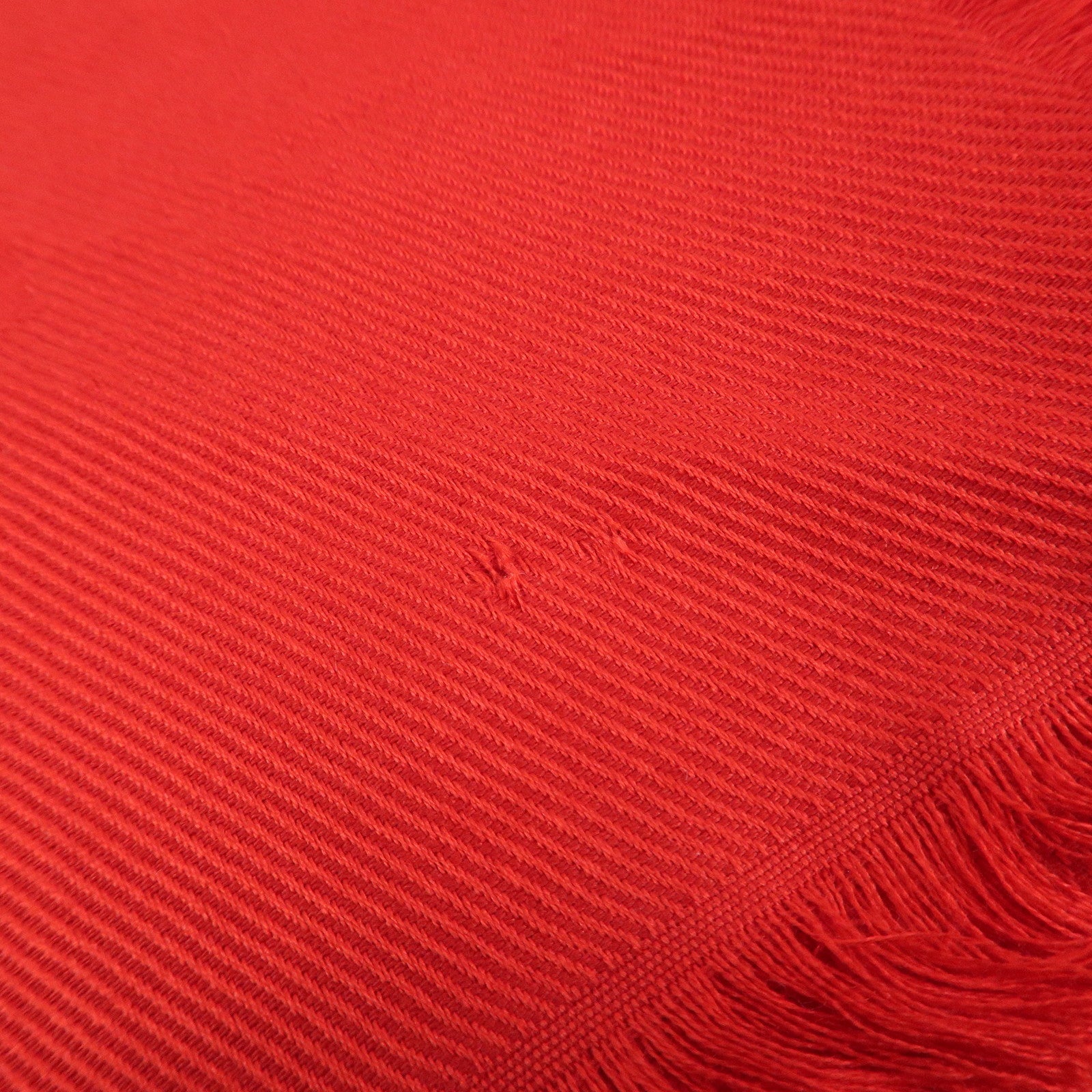 Louis Vuitton Monogram Shawl Silk Wool Large Scarf Red M72237