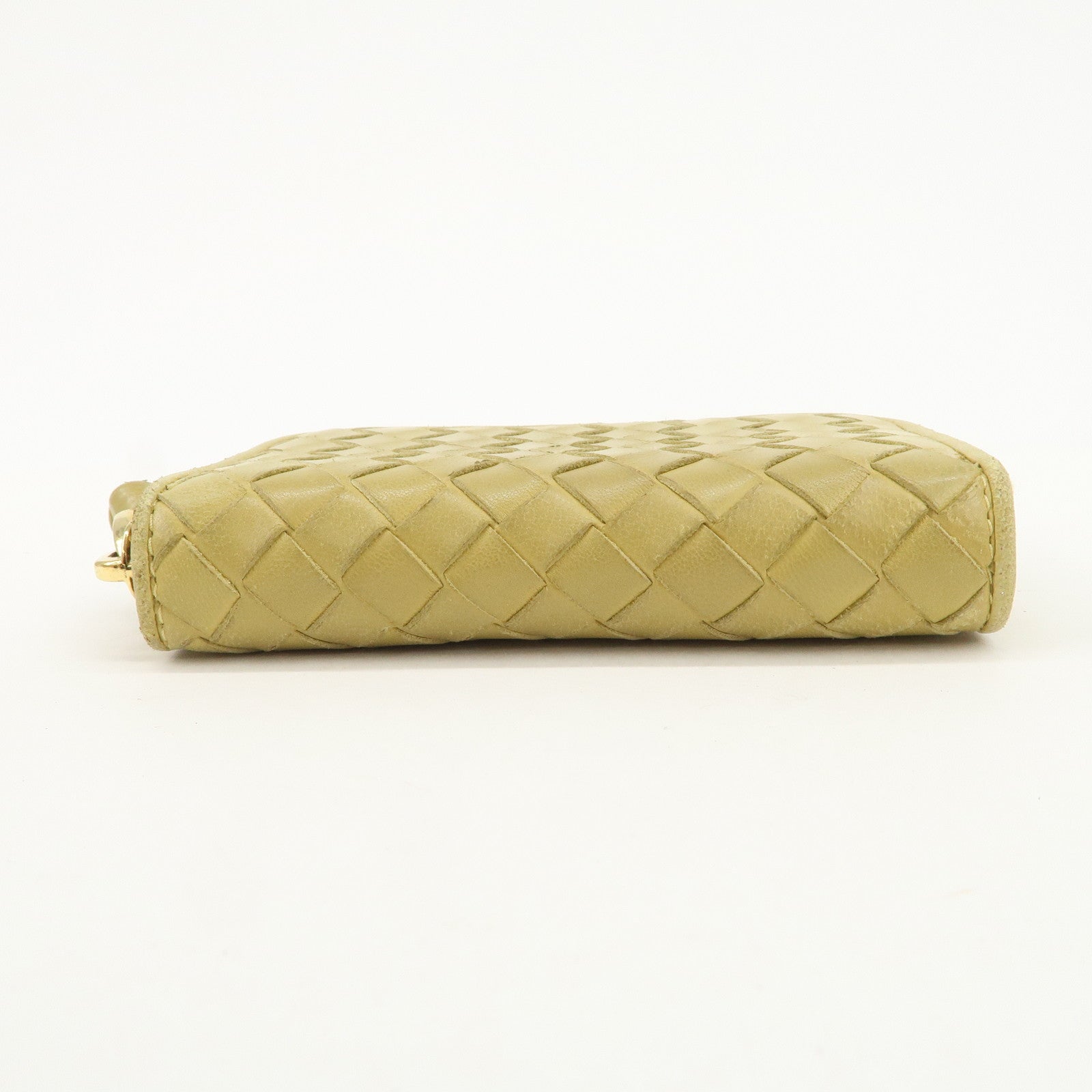 BOTTEGA VENETA Intrecciato Set of 2 Wallet Yellow 114075/150509