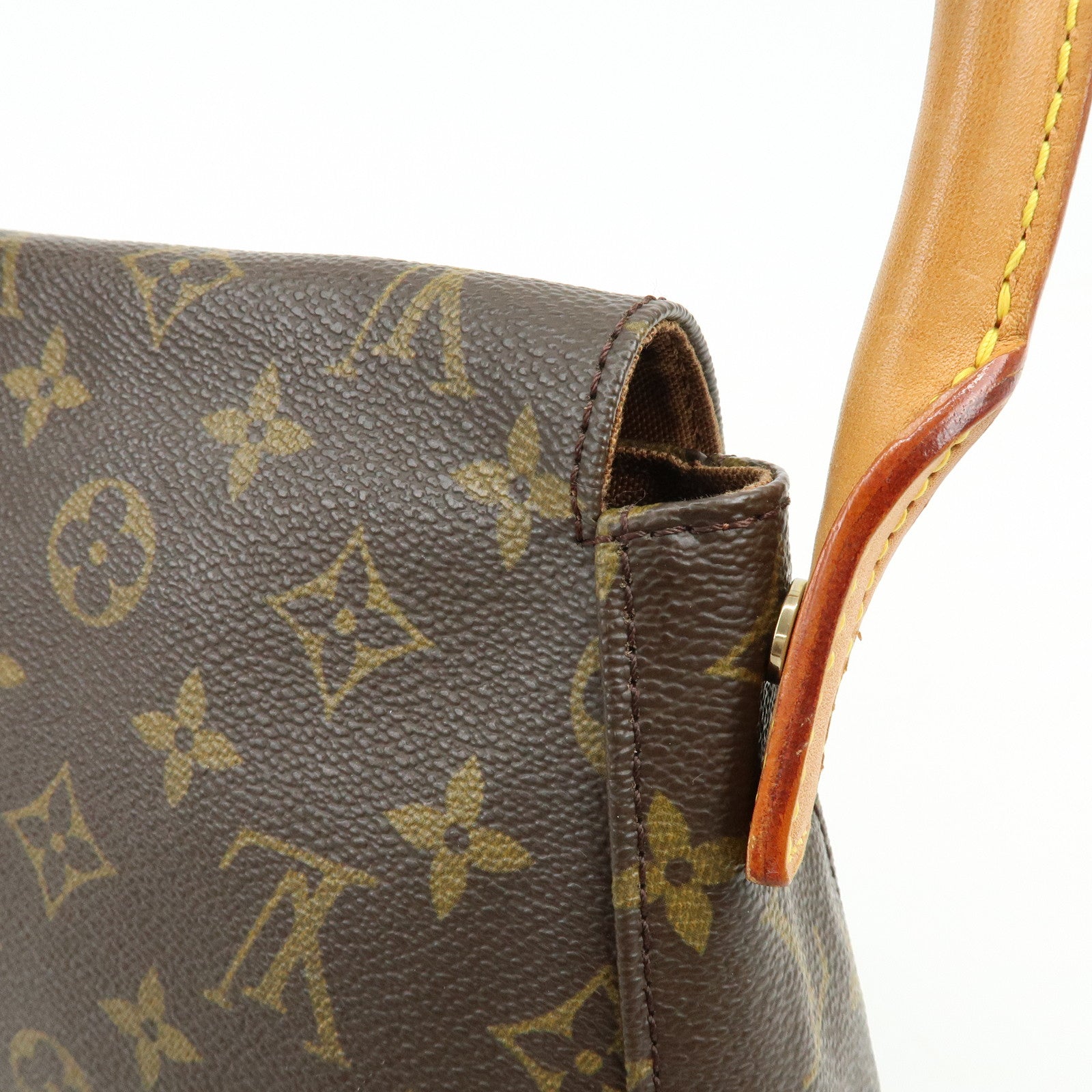 Louis Vuitton Monogram Mini Looping Shoulder Bag Brown M51147