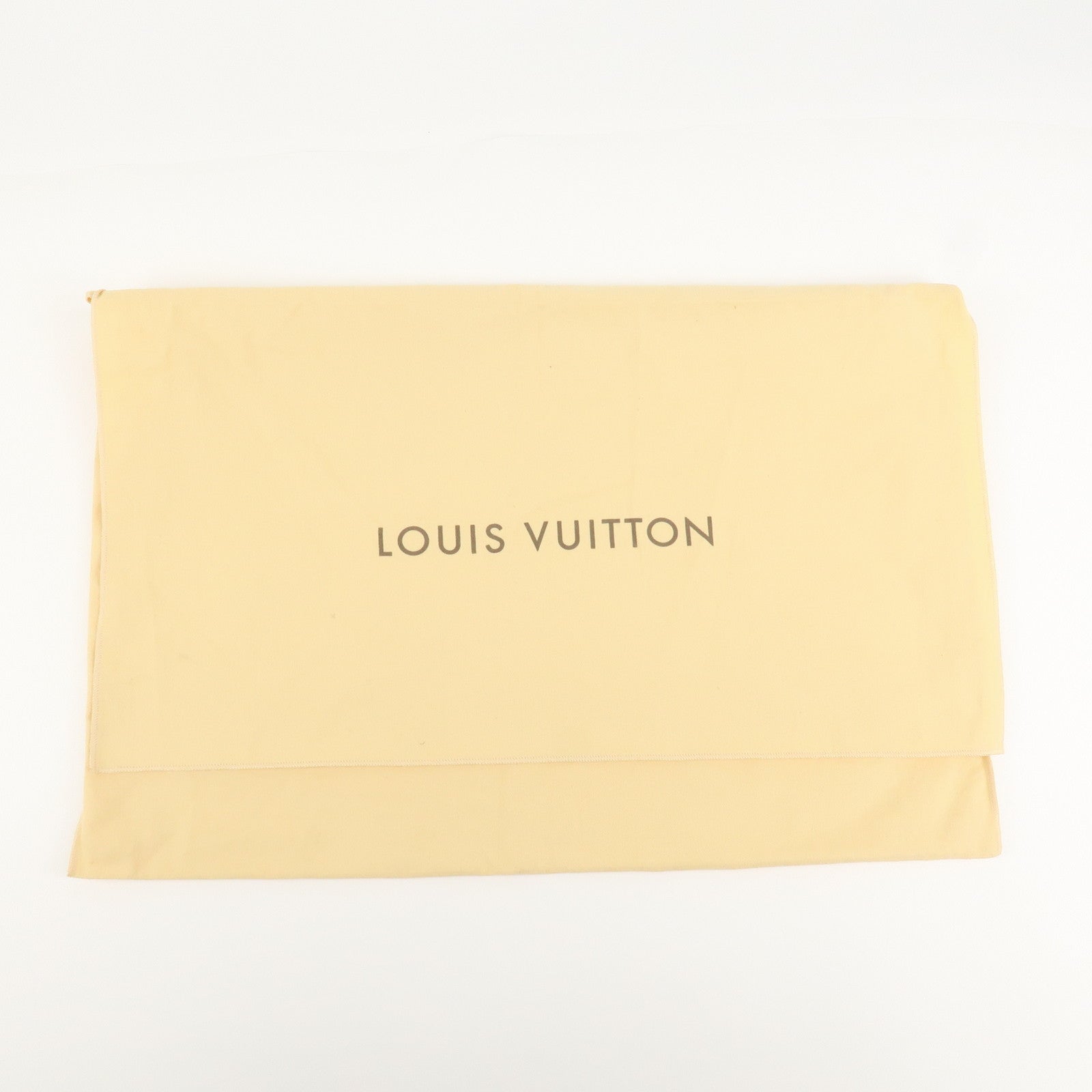 Louis Vuitton Set of 10 Dust Bag Storage Bag Flap Style Beige Used
