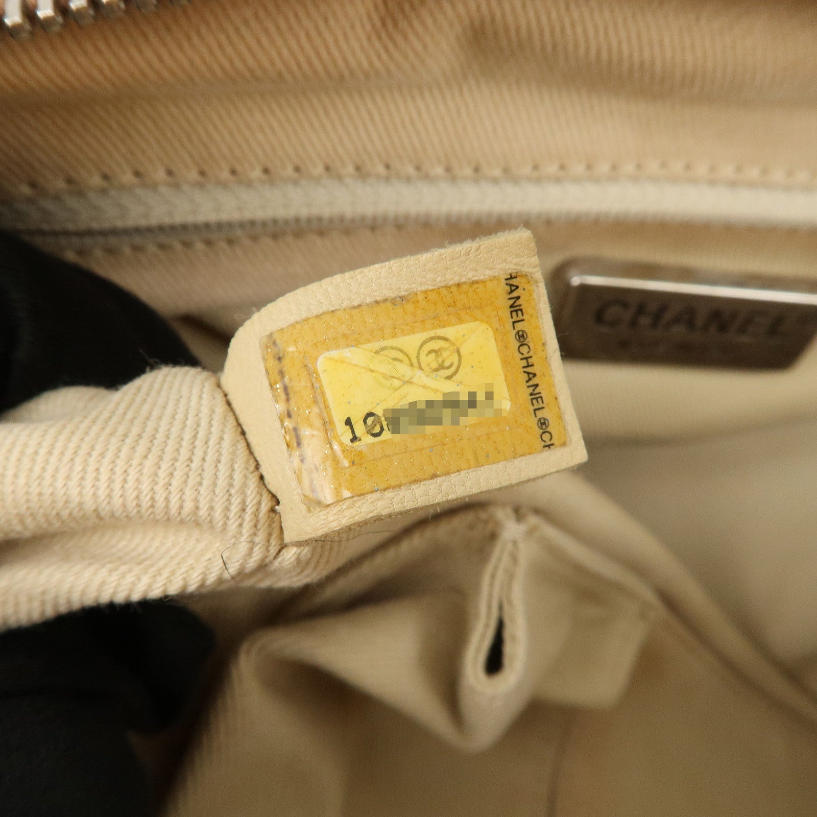 CHANEL COCO Mark Wild Stitch Caviarskin Boston Bag Brown