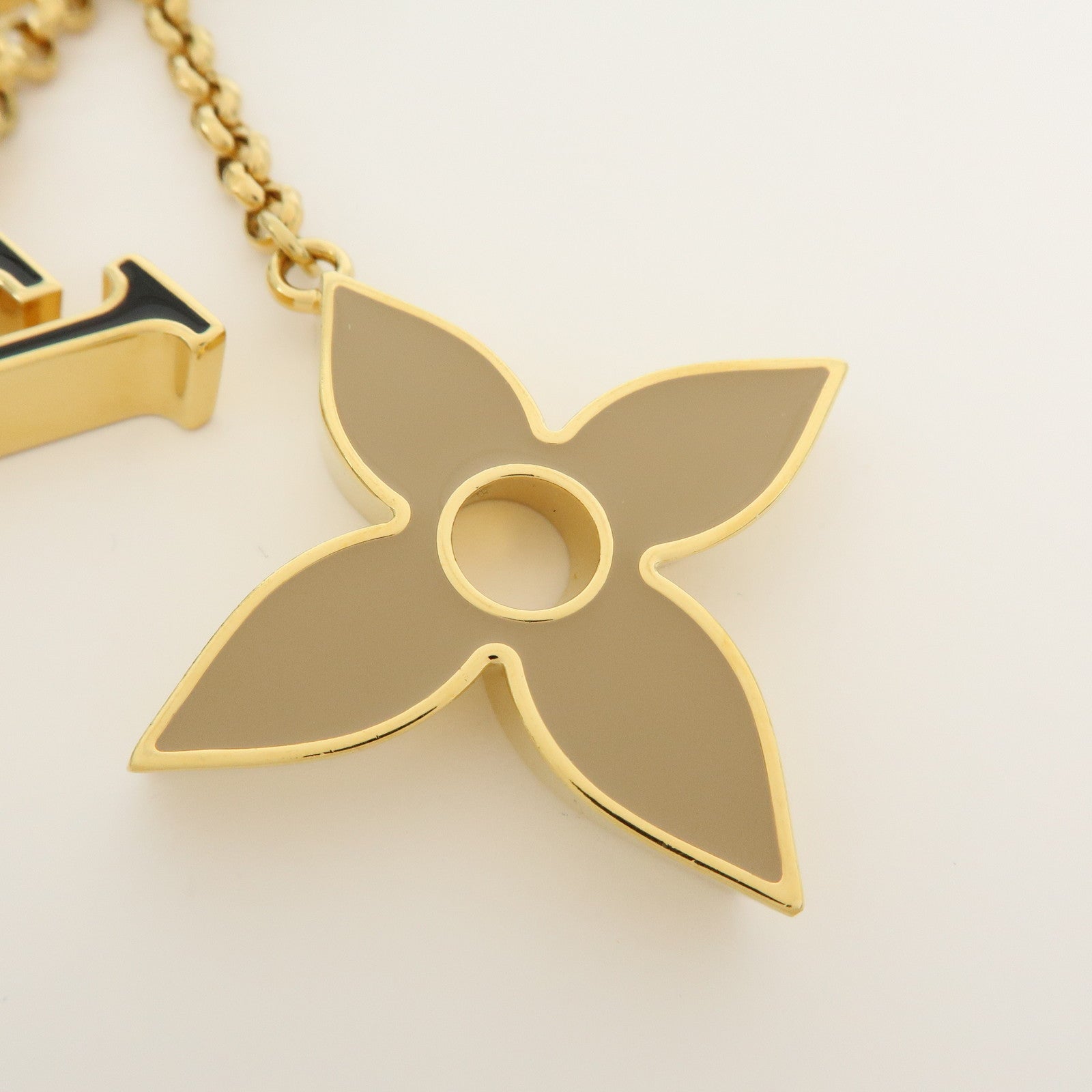 Louis Vuitton Fleur de Monogram Metal Bag Charm Key Charm M01652