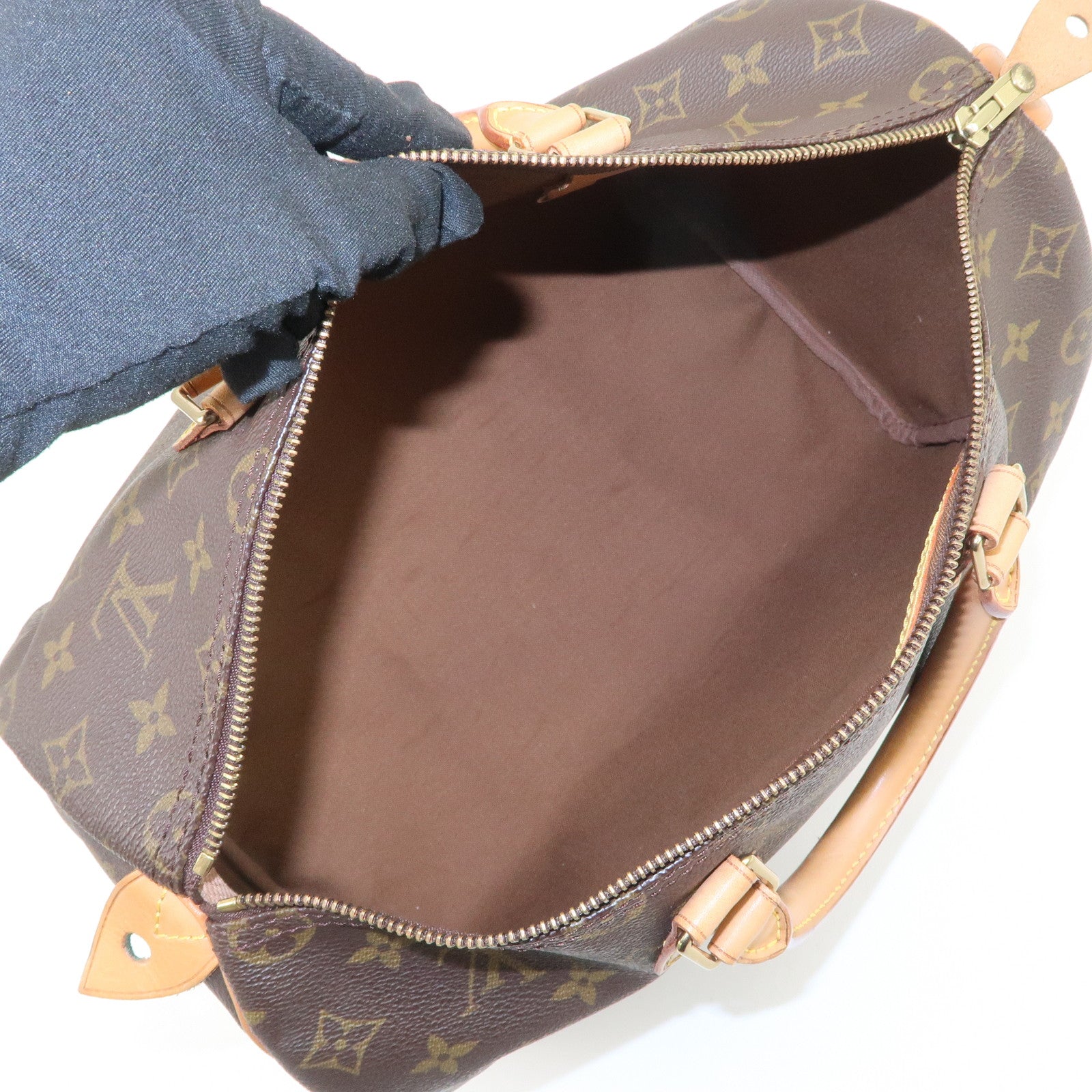 Louis Vuitton Monogram Speedy 35 Boston Bag Hand Bag M41524