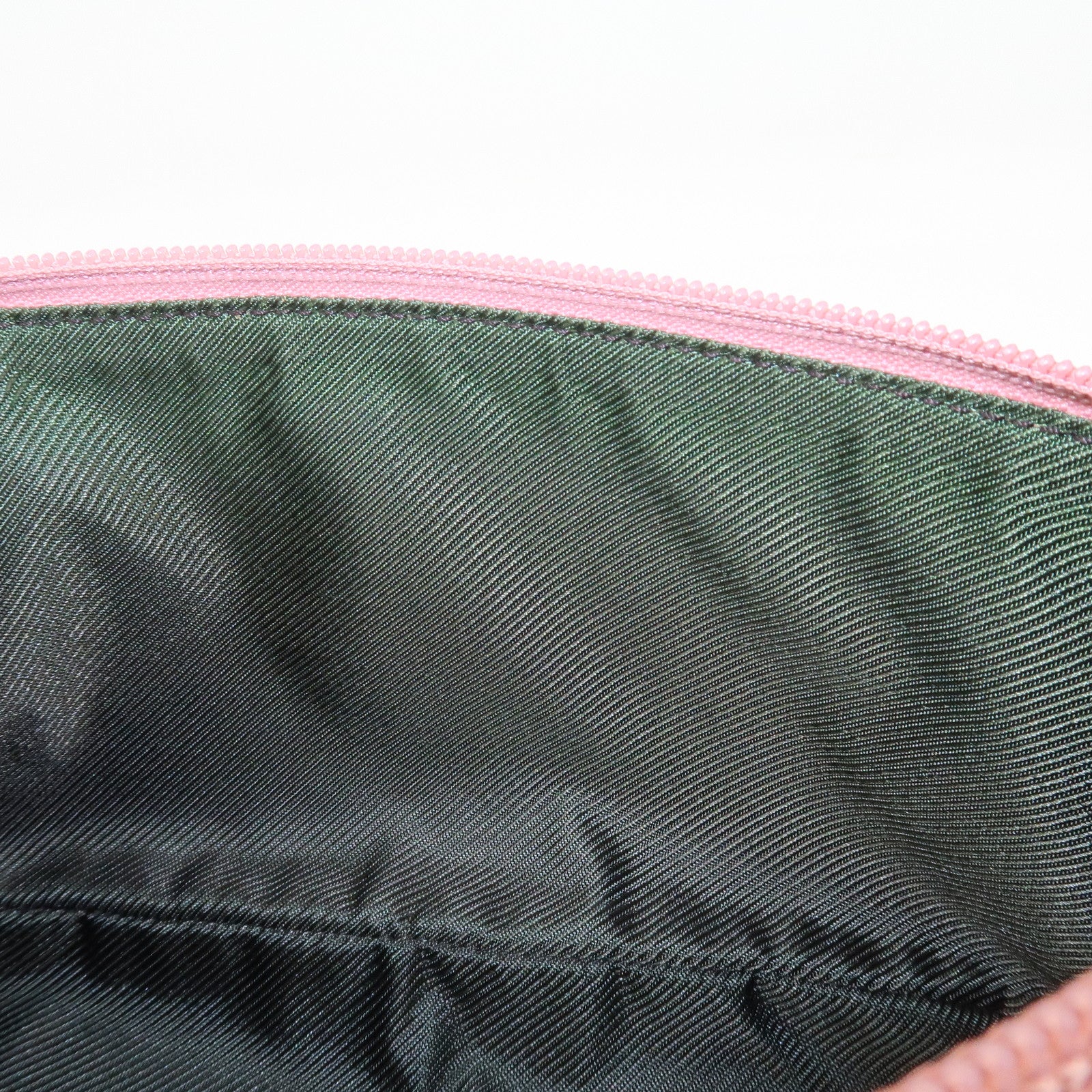 GUCCI Boat Bag GG Monogram Canvas Leather Hand Bag Beige Pink 07198