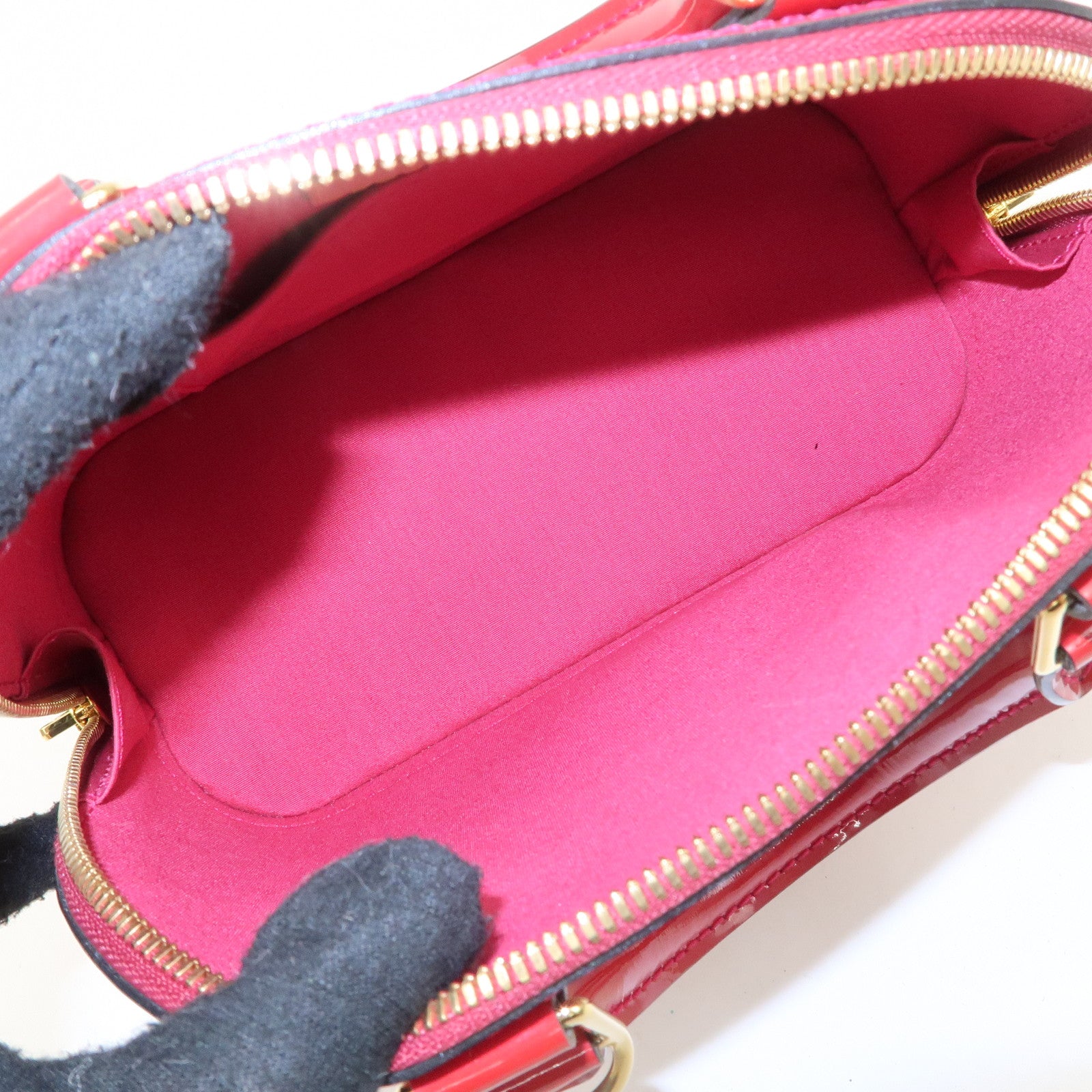 Louis Vuitton Monogram Vernis Leather Alma BB 2Way Shoulder Bag Used