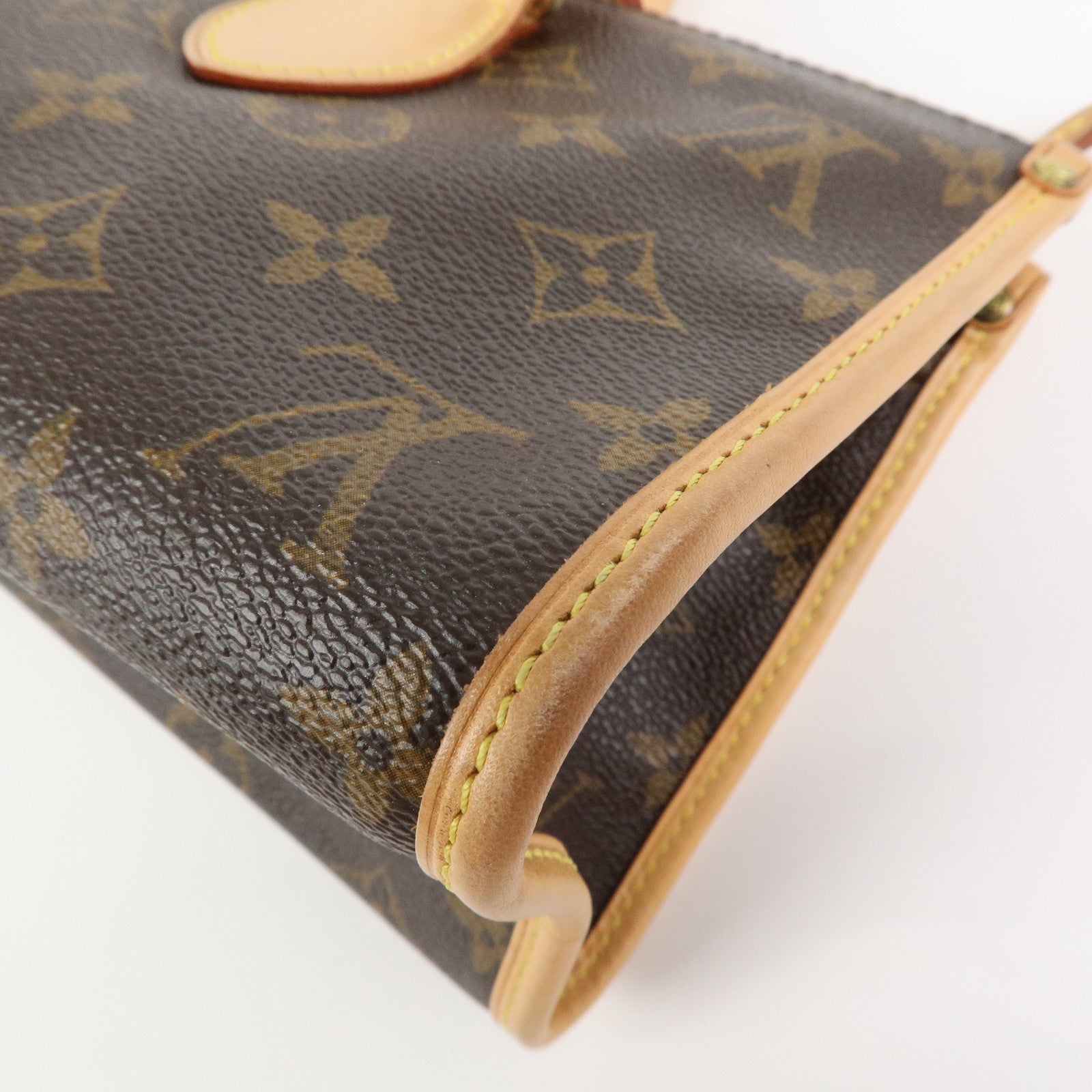 Louis Vuitton Monogram Popincourt Hand Bag Brown M40009