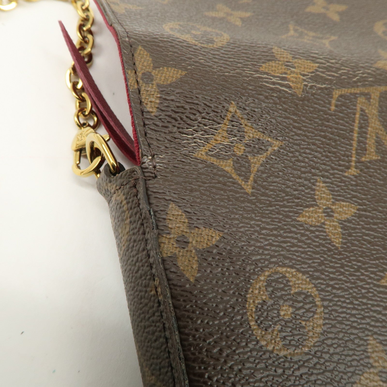 Louis Vuitton Monogram Pochette Felicie Shoulder Bag Brown M61276