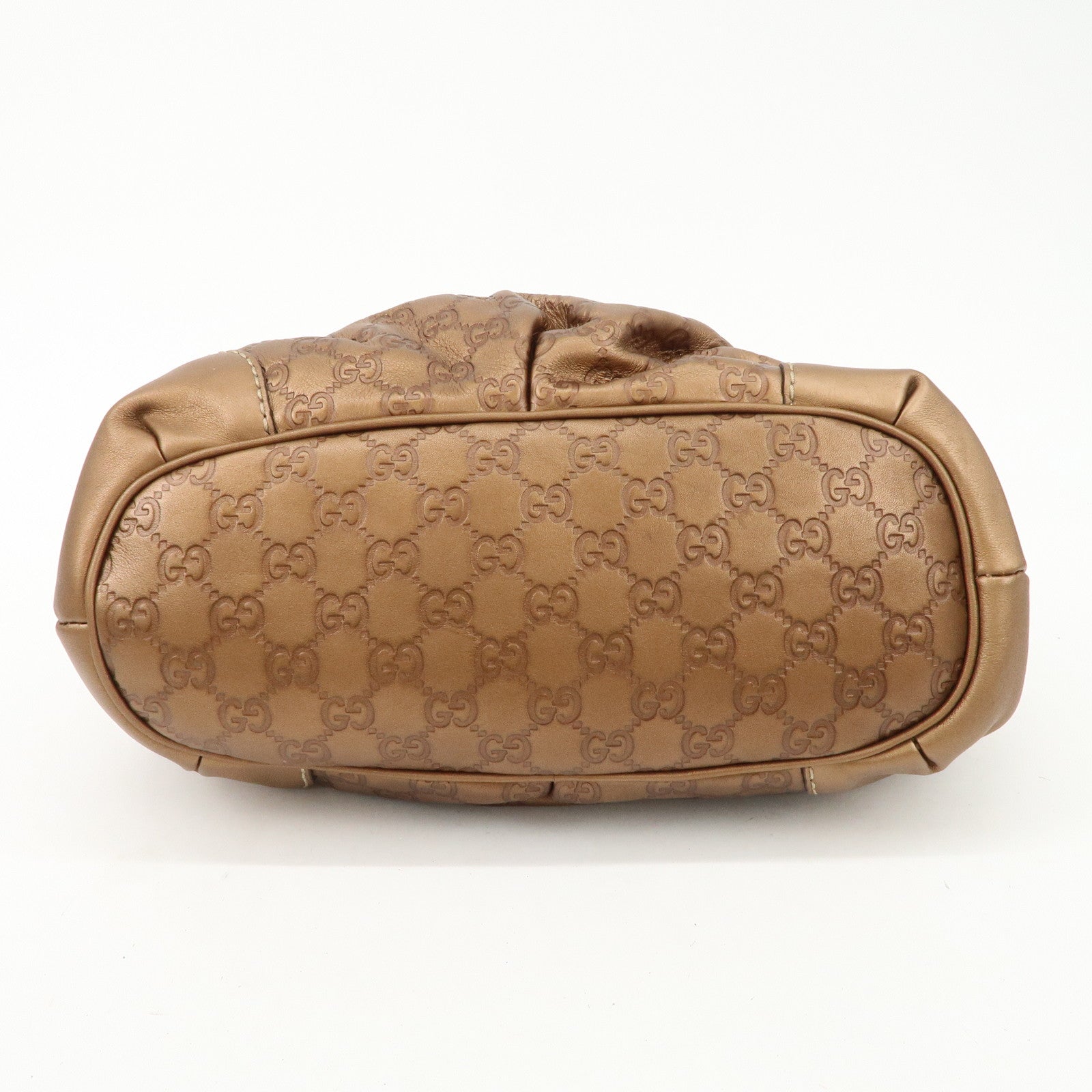 GUCCI Sukey Guccissima Leather 2Way Shoulder Bag Brown 247902