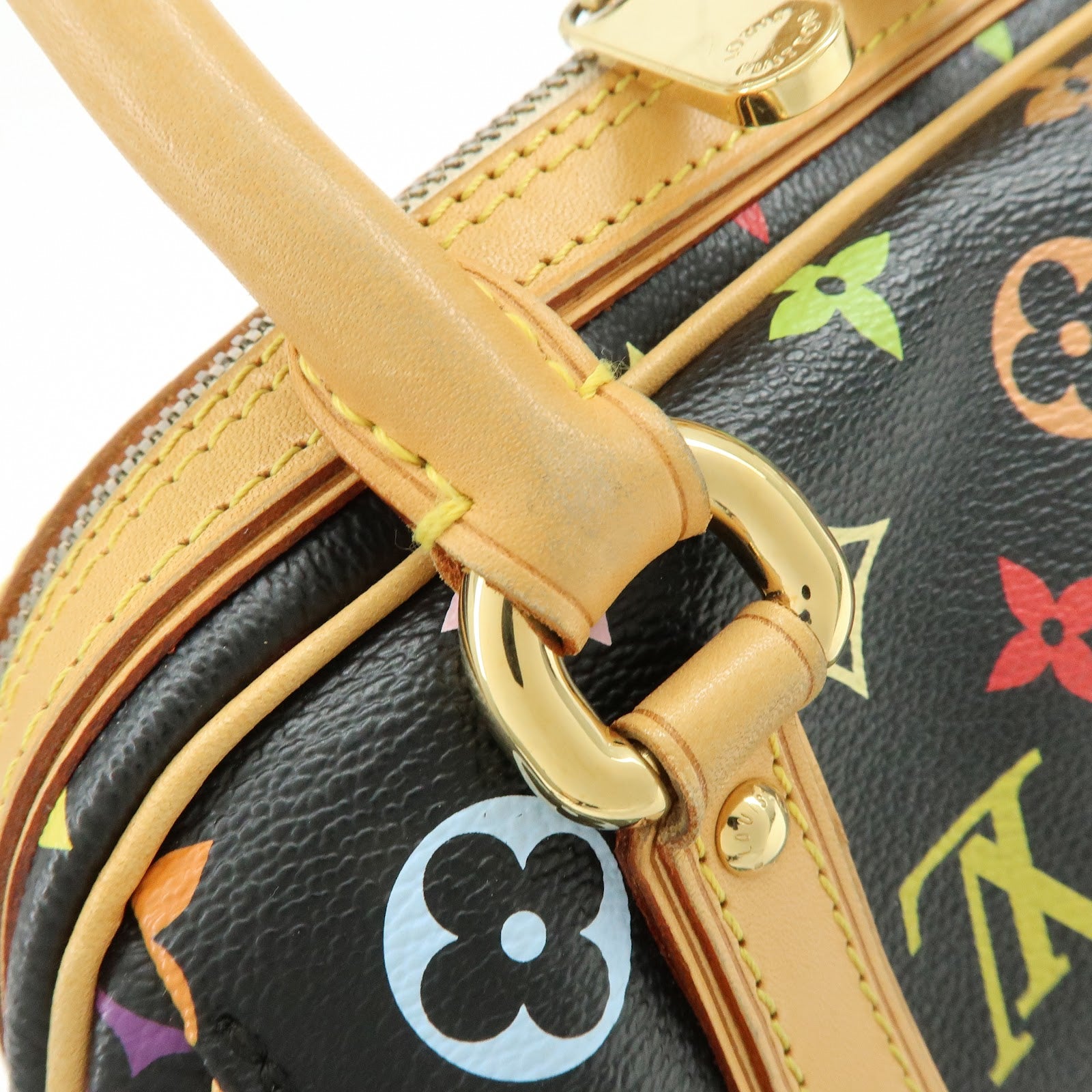Louis Vuitton Monogram Multicolor Priscilla Hand Bag Noir M40097