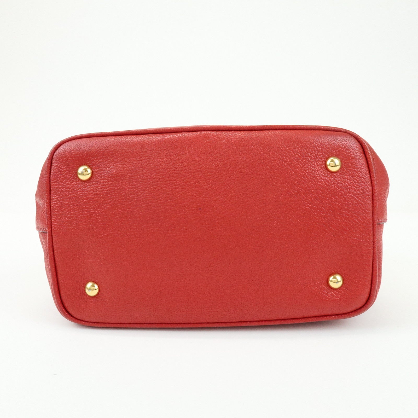 MIU MIU 2Way Bag Hand Bag Shoulder Bag Red RM0886