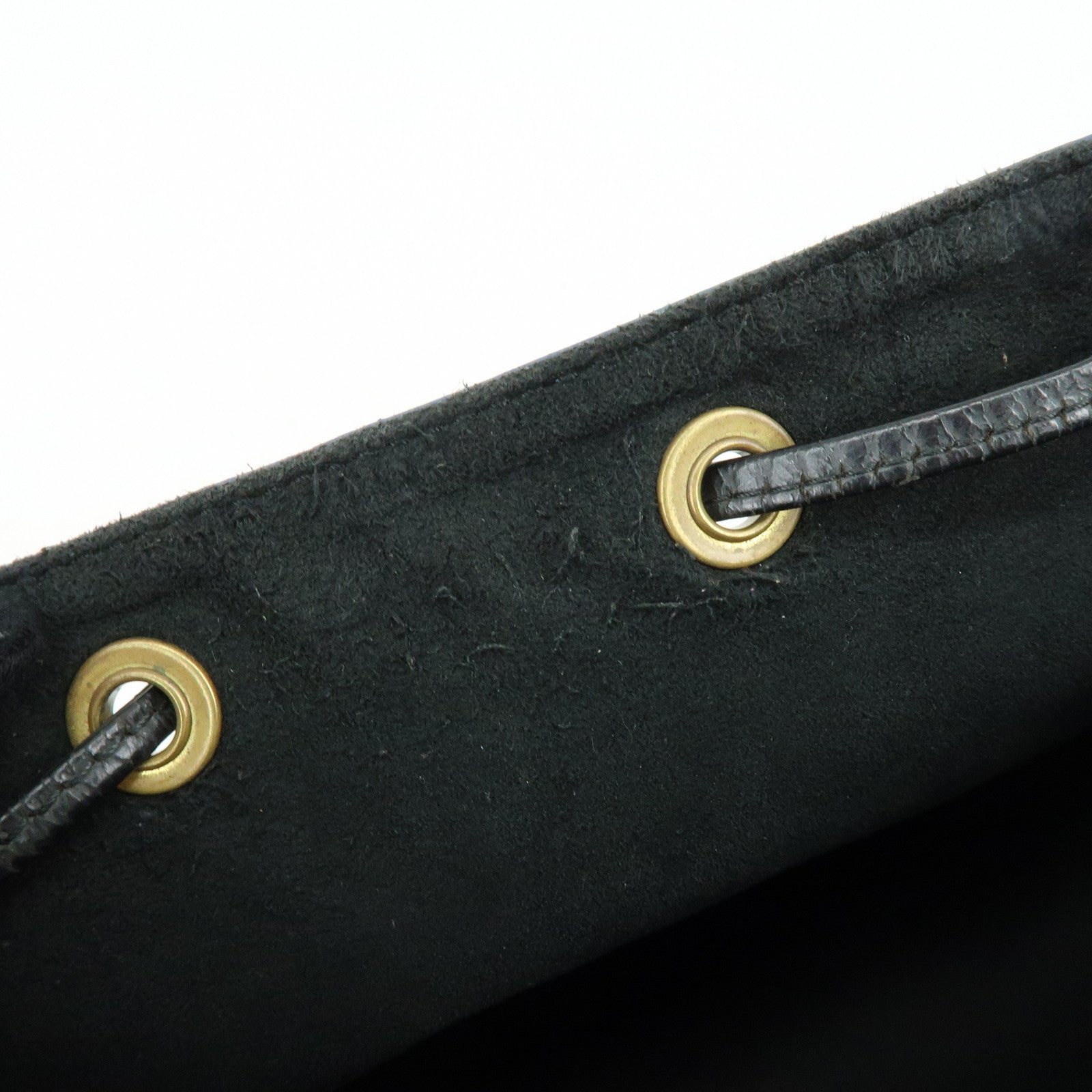 Louis Vuitton Epi Petit Noe Bicolor Shoulder Bag Blue Noir M44152