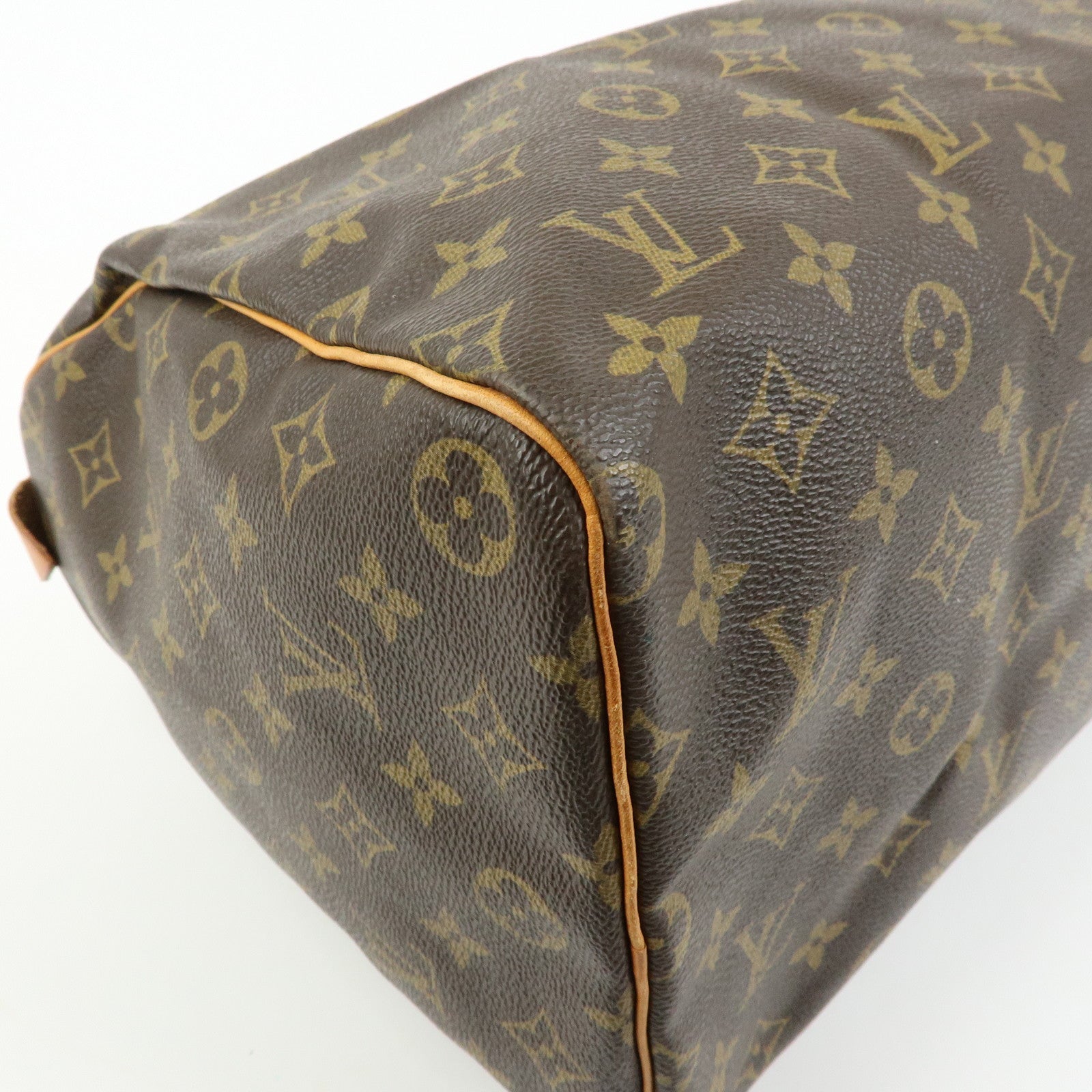 Louis Vuitton Monogram Speedy 40 Hand Bag Boston Bag Brown M41522