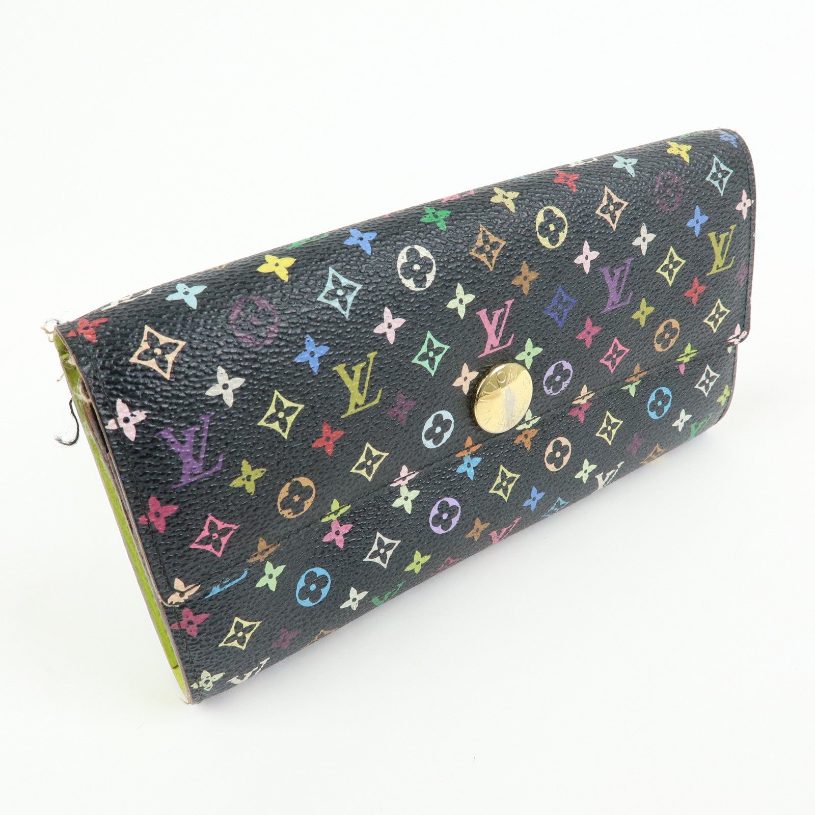 Louis Vuitton Monogram Multicolor Portefeuille Sarah Wallet M93748