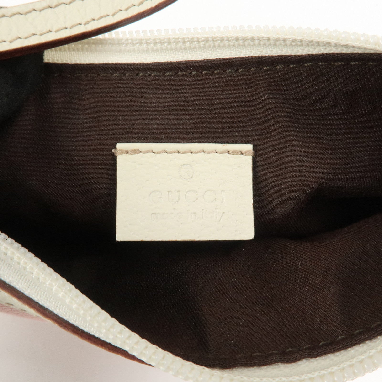 GUCCI GG Monogram Canvas Leather Hand Bag Pouch Shoulder Bag 154432