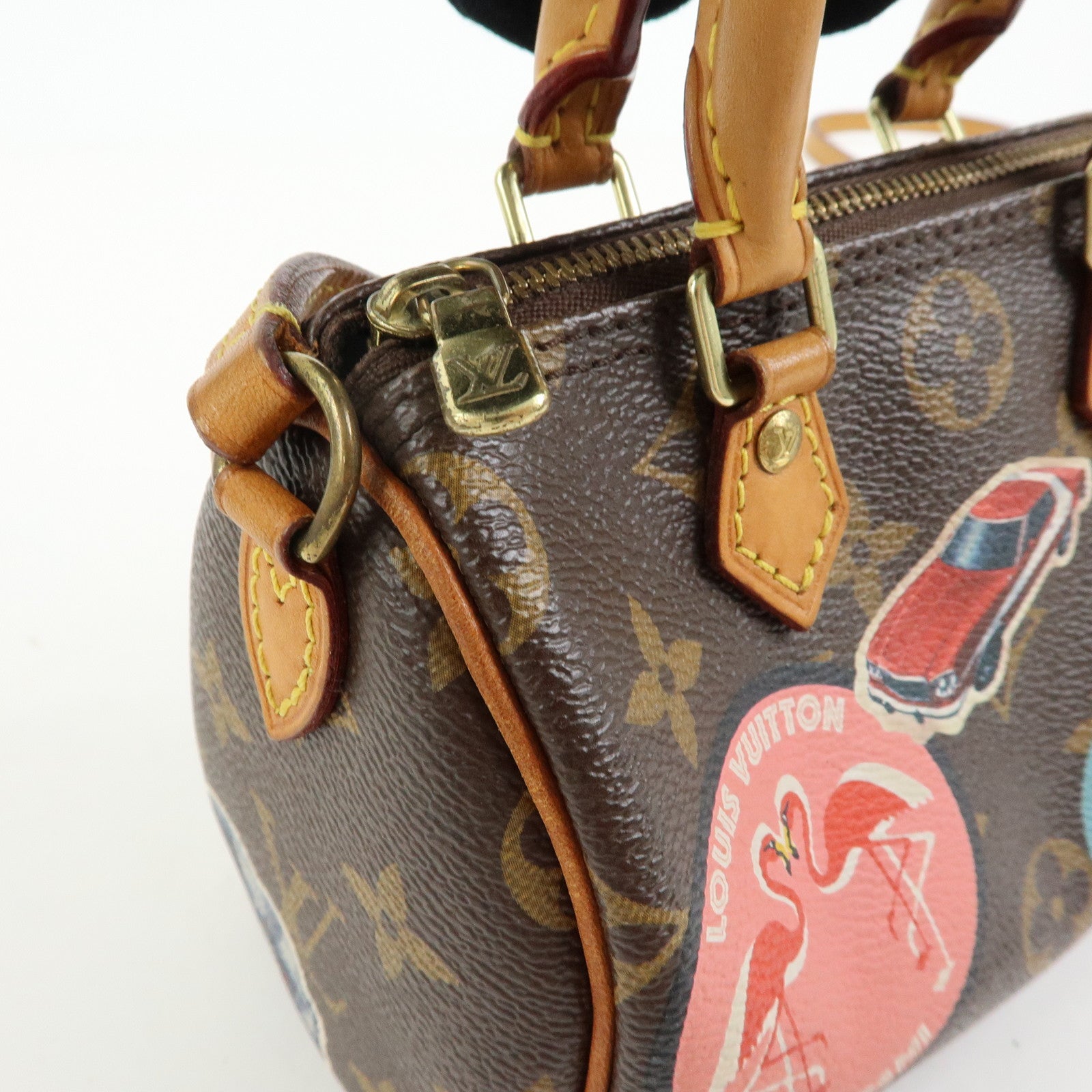 Louis Vuitton Nano Speedy Limited Edition World Tour M62208