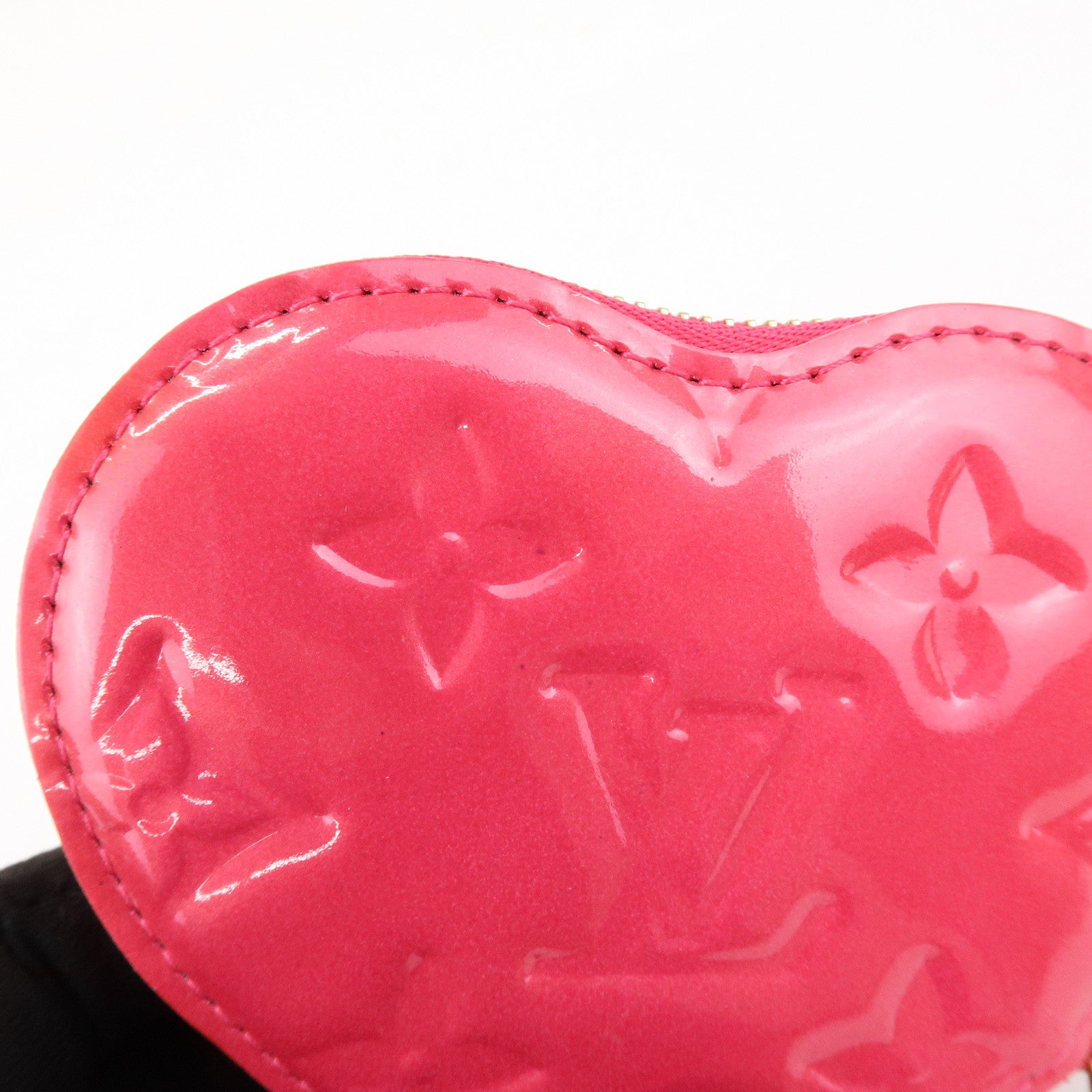 Louis Vuitton Monogram Vernis Porte Monnaie Coeur Coin Case M93657