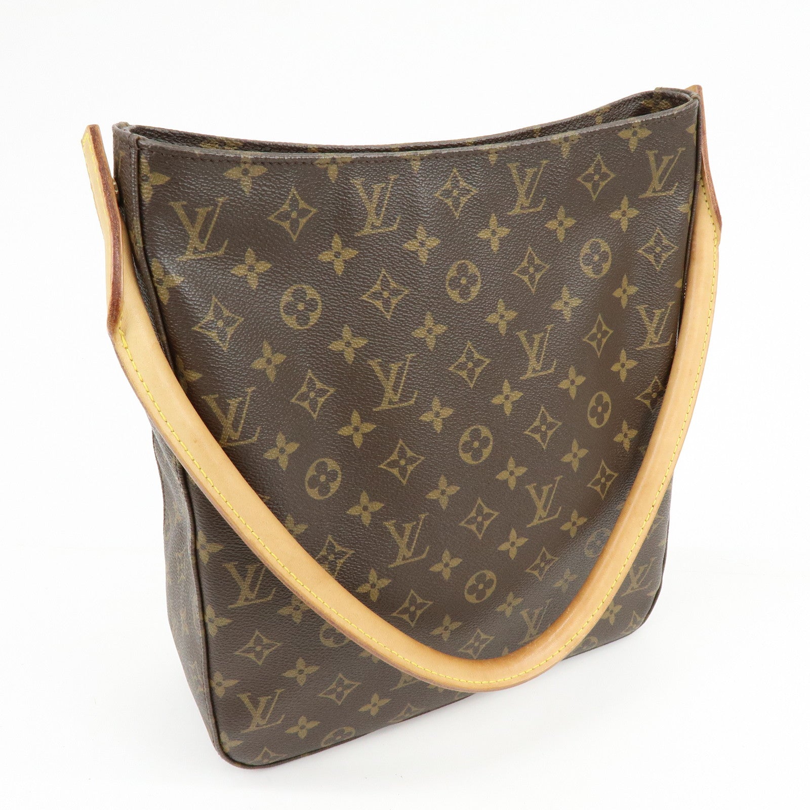 Louis Vuitton Monogram Looping GM Shoulder Bag Brown M51145