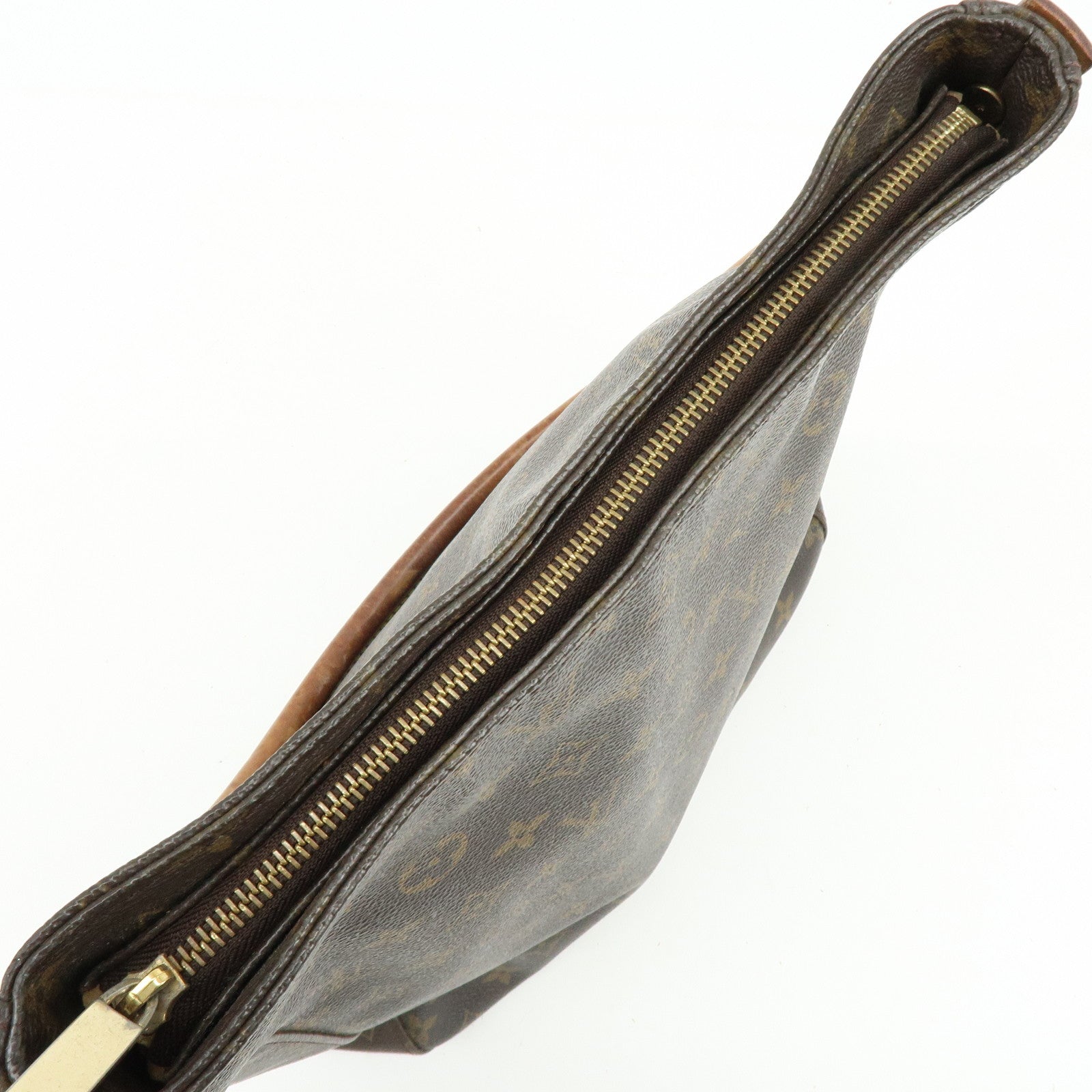 Louis Vuitton Monogram Looping GM Shoulder Bag Brown M51145