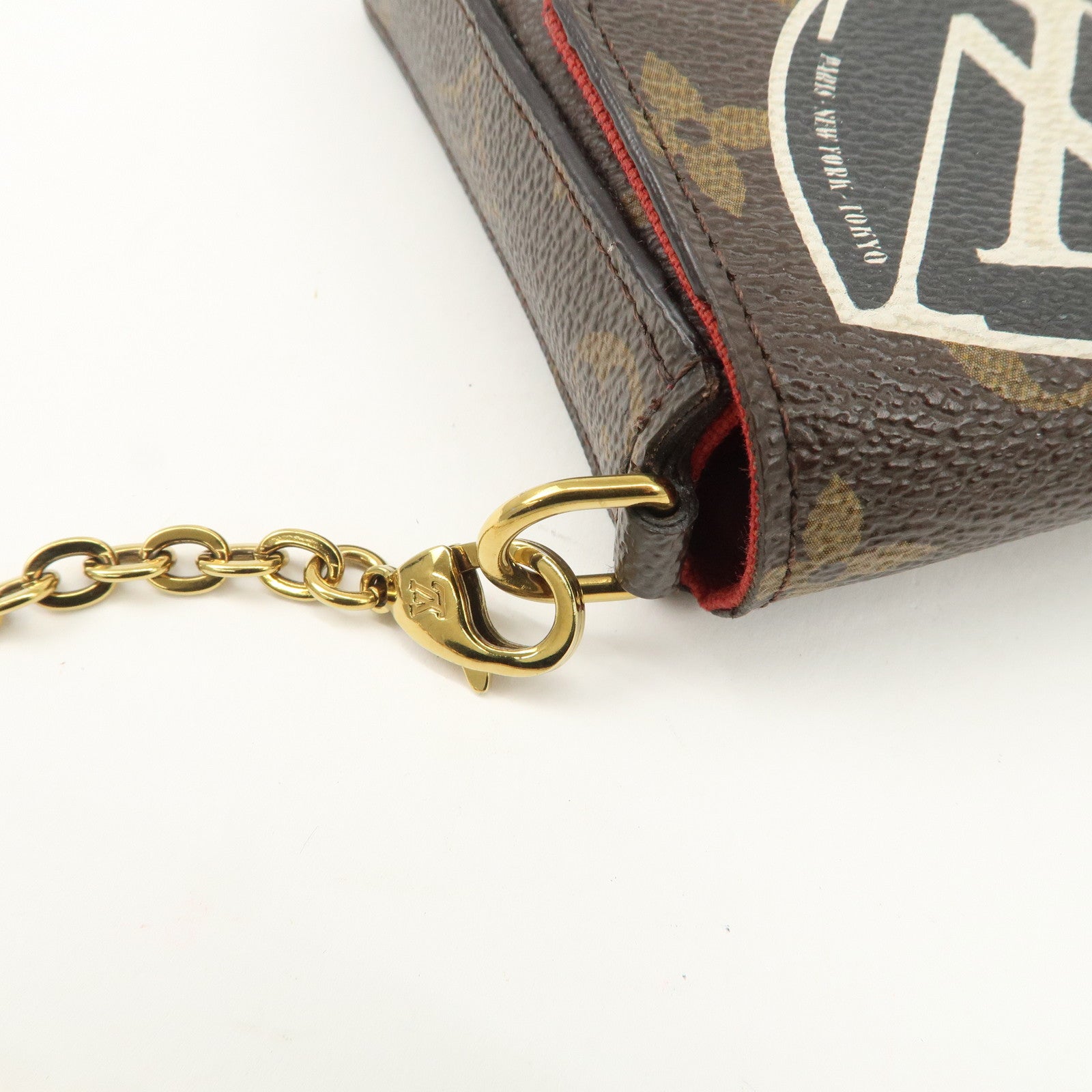 Louis Vuitton Monogram Pochette Felicie My World Tour Brown M62145