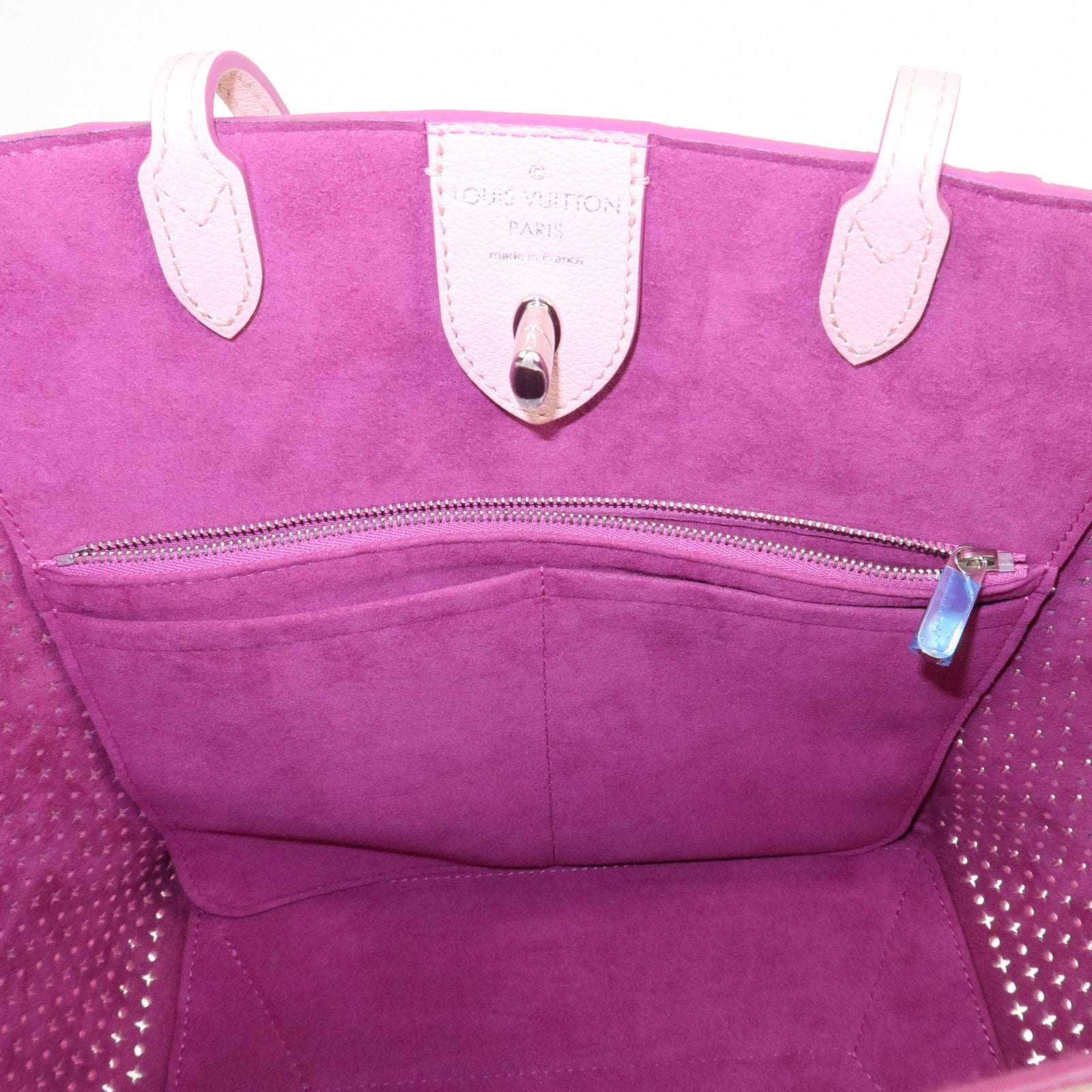 Louis Vuitton Leather Rock Me Cover Tote Bag Rose M54578