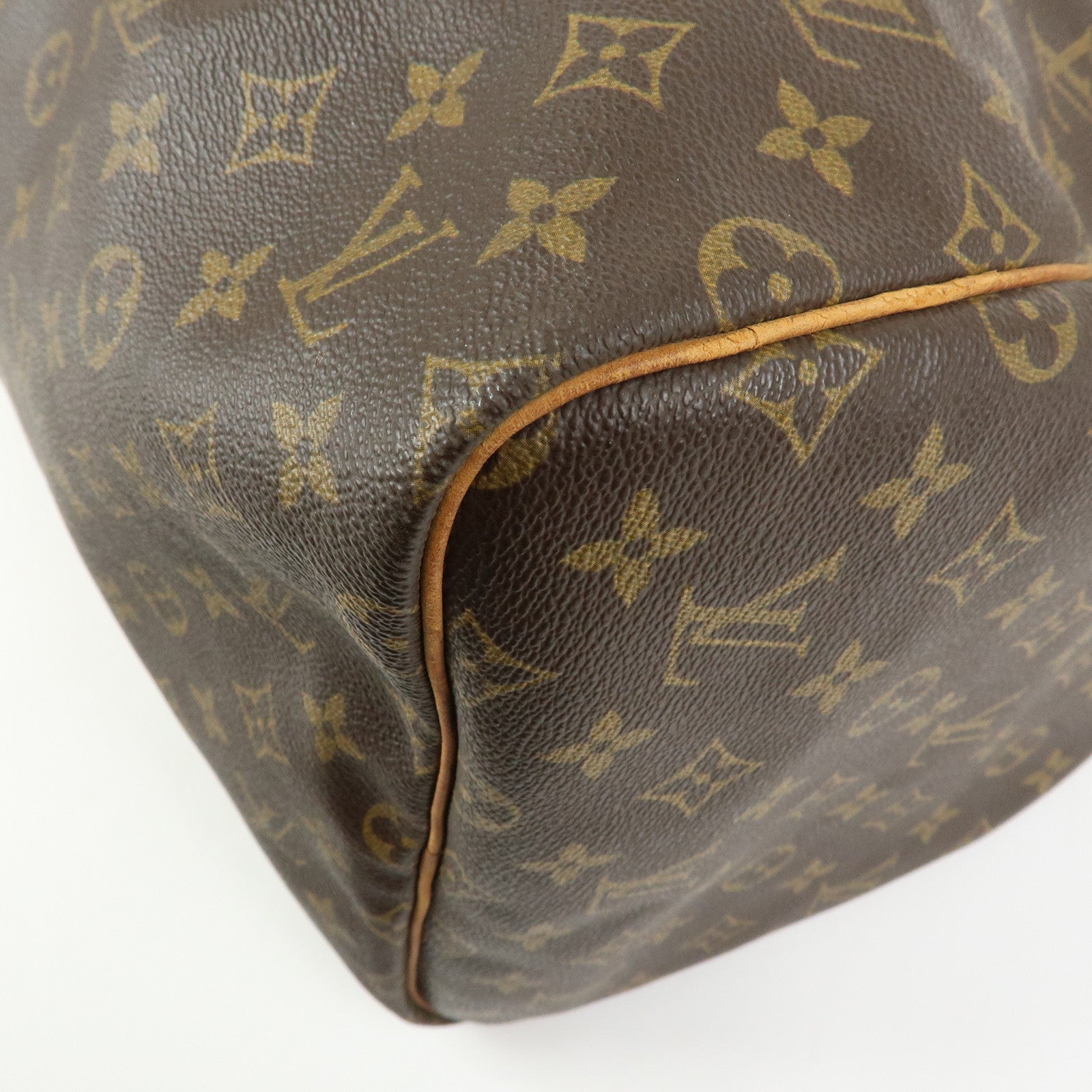 Louis Vuitton Keep All 55 Boston Bag Hand Bag Brown M41414