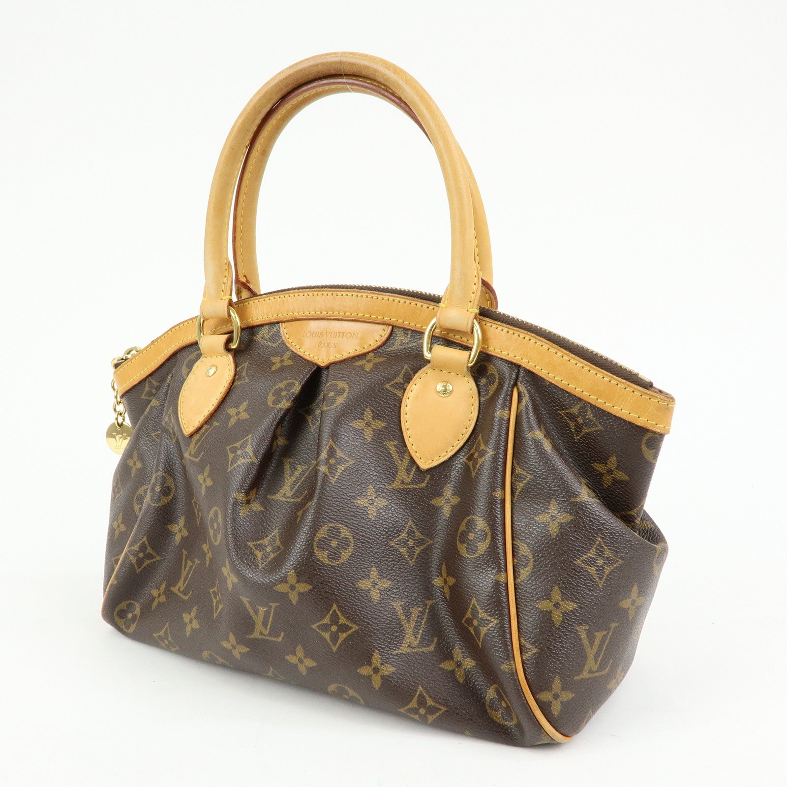 Louis Vuitton Monogram Tivoli PM Hand Bag Shoulder Bag Brown M40143