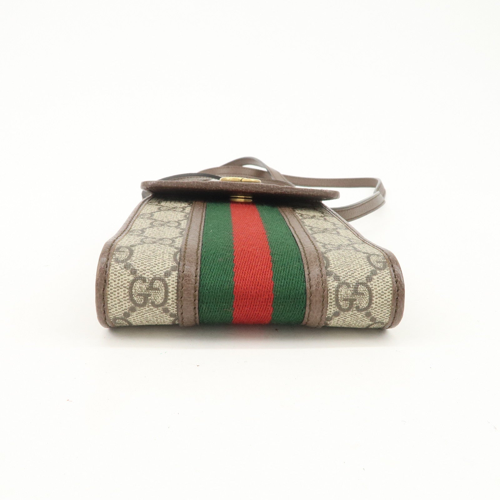 GUCCI Ophidia Sherry GG Supreme PVC Mini Shoulder Bag Beige 625757