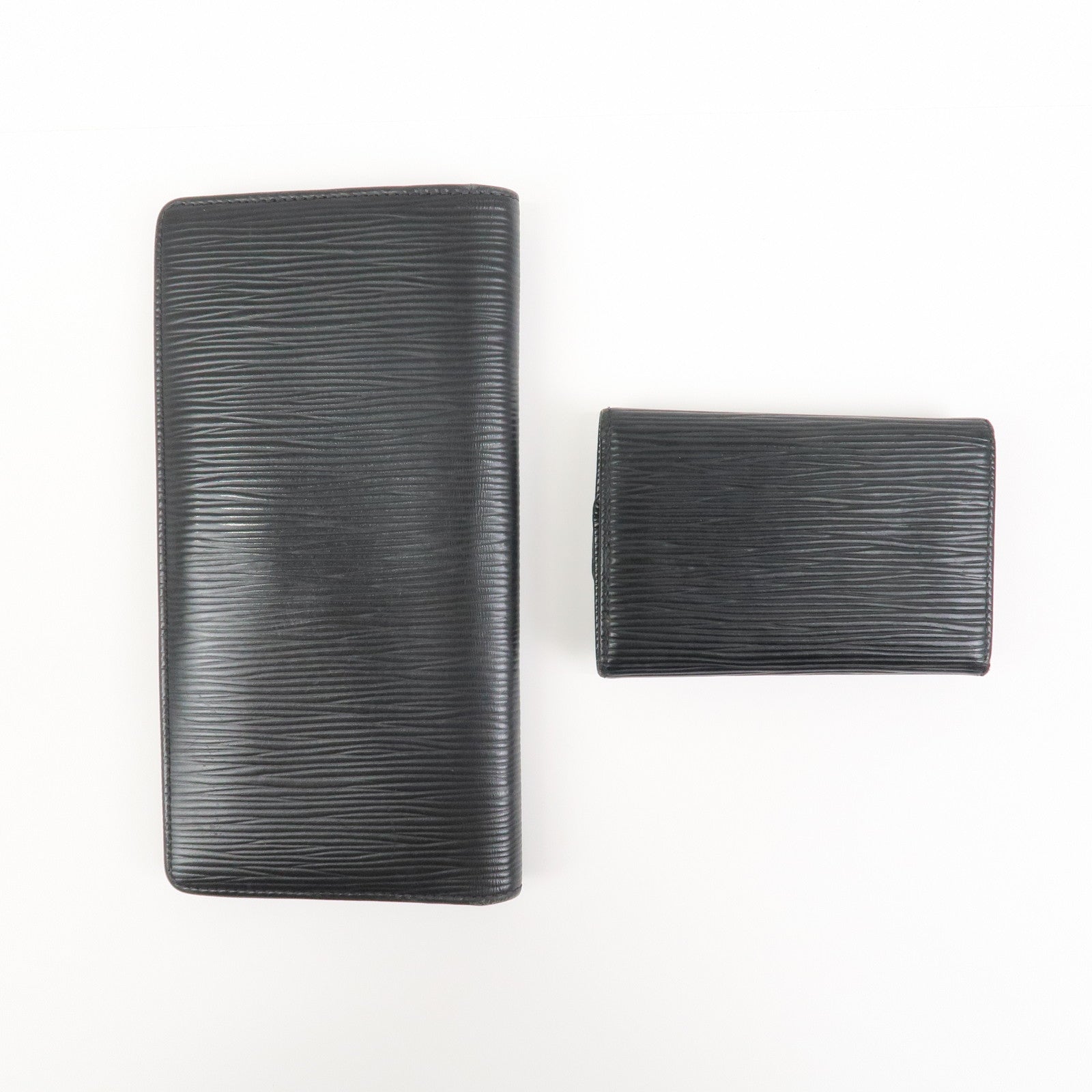 Louis Vuitton Set of 2 Epi Long Wallet Key Case M60622/M63812