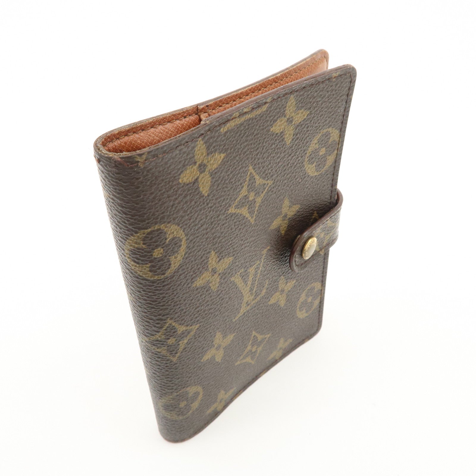 Louis Vuitton Monogram Agenda PM Planner Cover Brown R20005