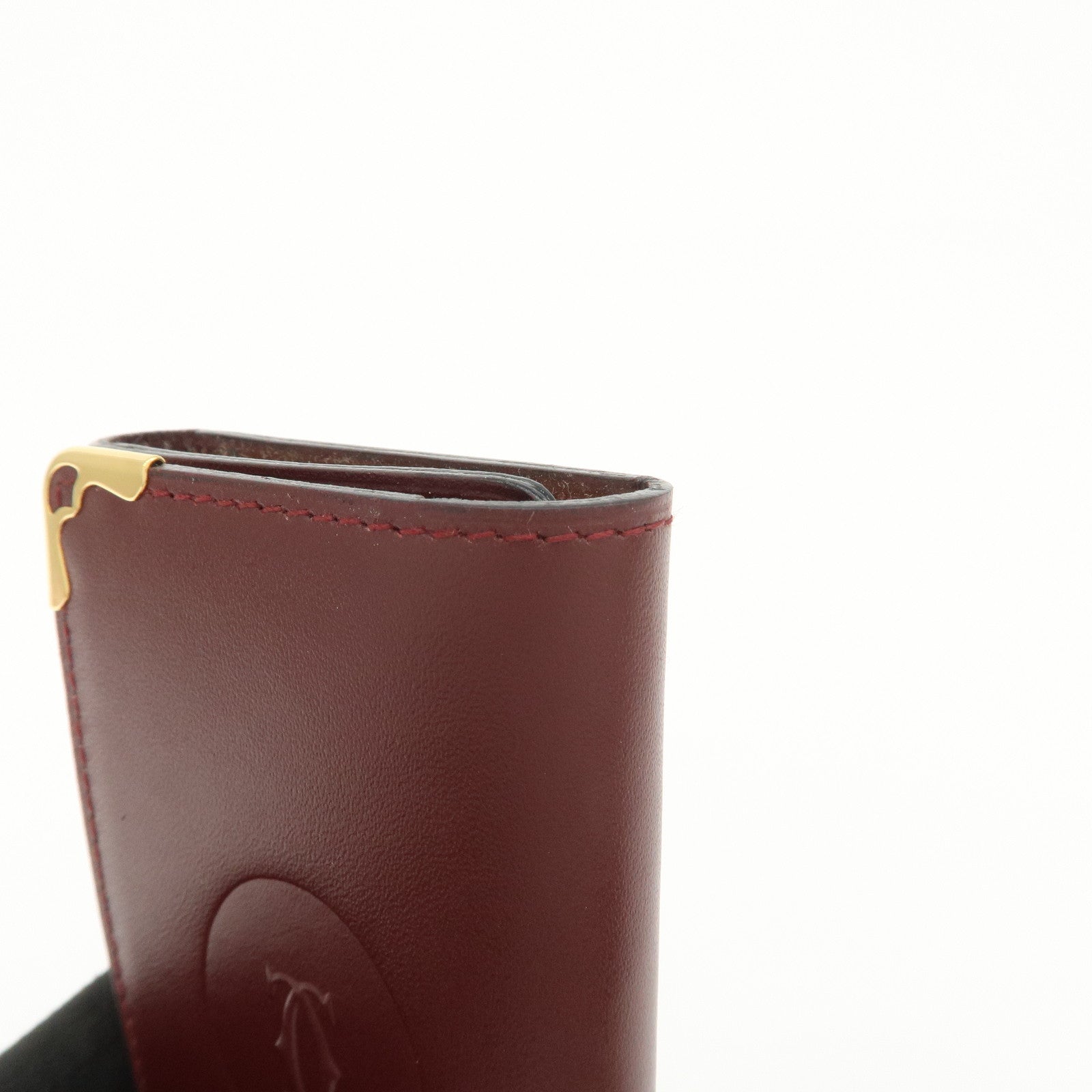 Cartier Must Line Calf Leather 6 Key Case Bordeaux