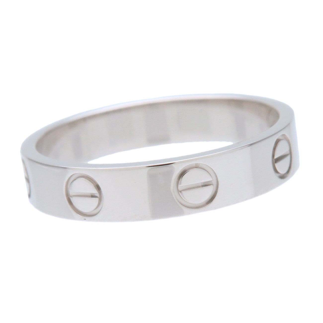 Cartier Mini Love Ring K18WG 750WG White Gold #52 US6-6.5 EU52