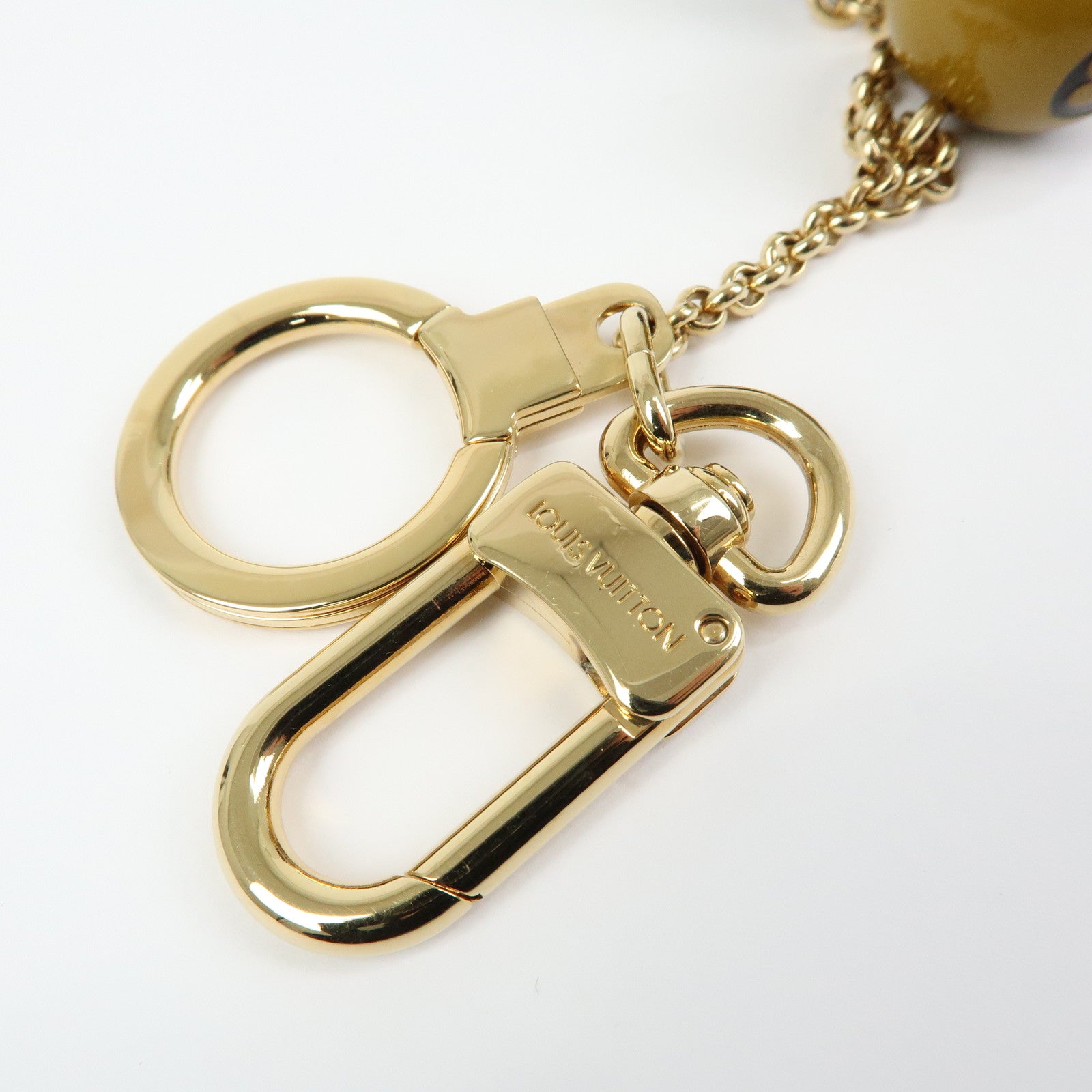 Louis Vuitton Jack & Lucy Key Chain Halloween Brown Gold M65376