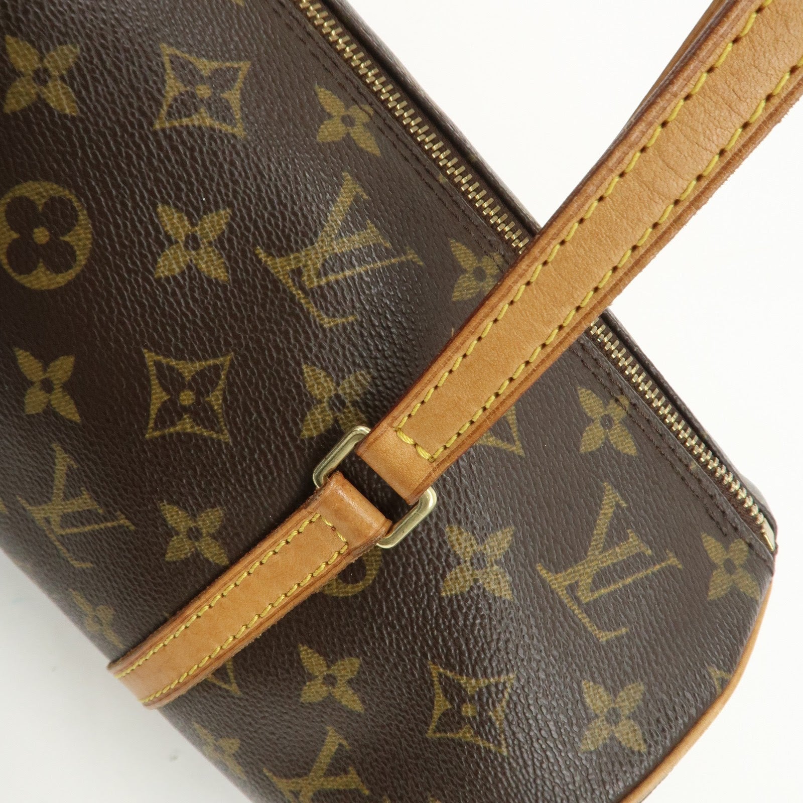Louis Vuitton Monogram Papillon 30 Hand Bag New Style Brown M51385