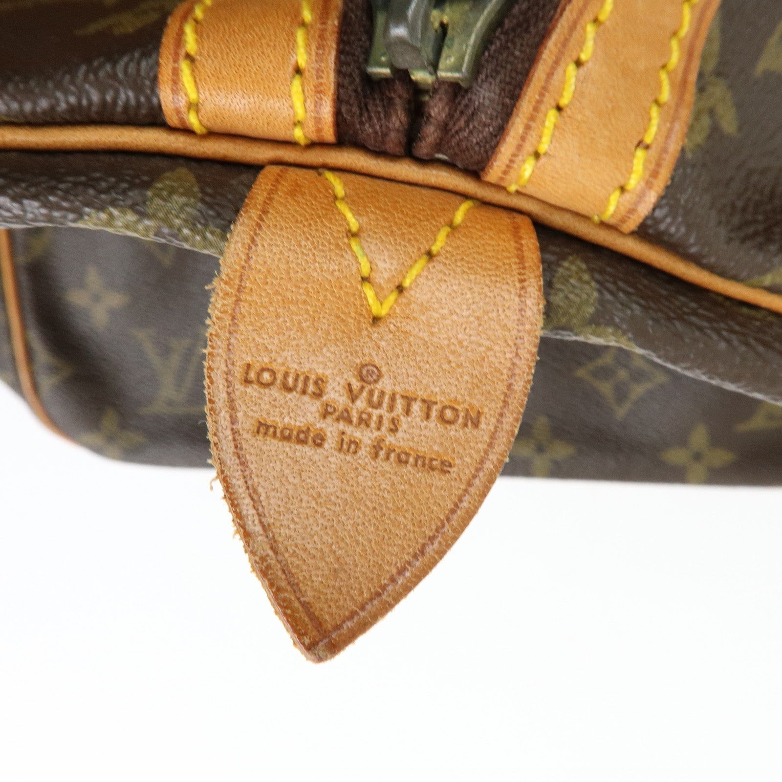 Louis Vuitton Monogram Sac Souple 55 Boston Bag Brown M41622