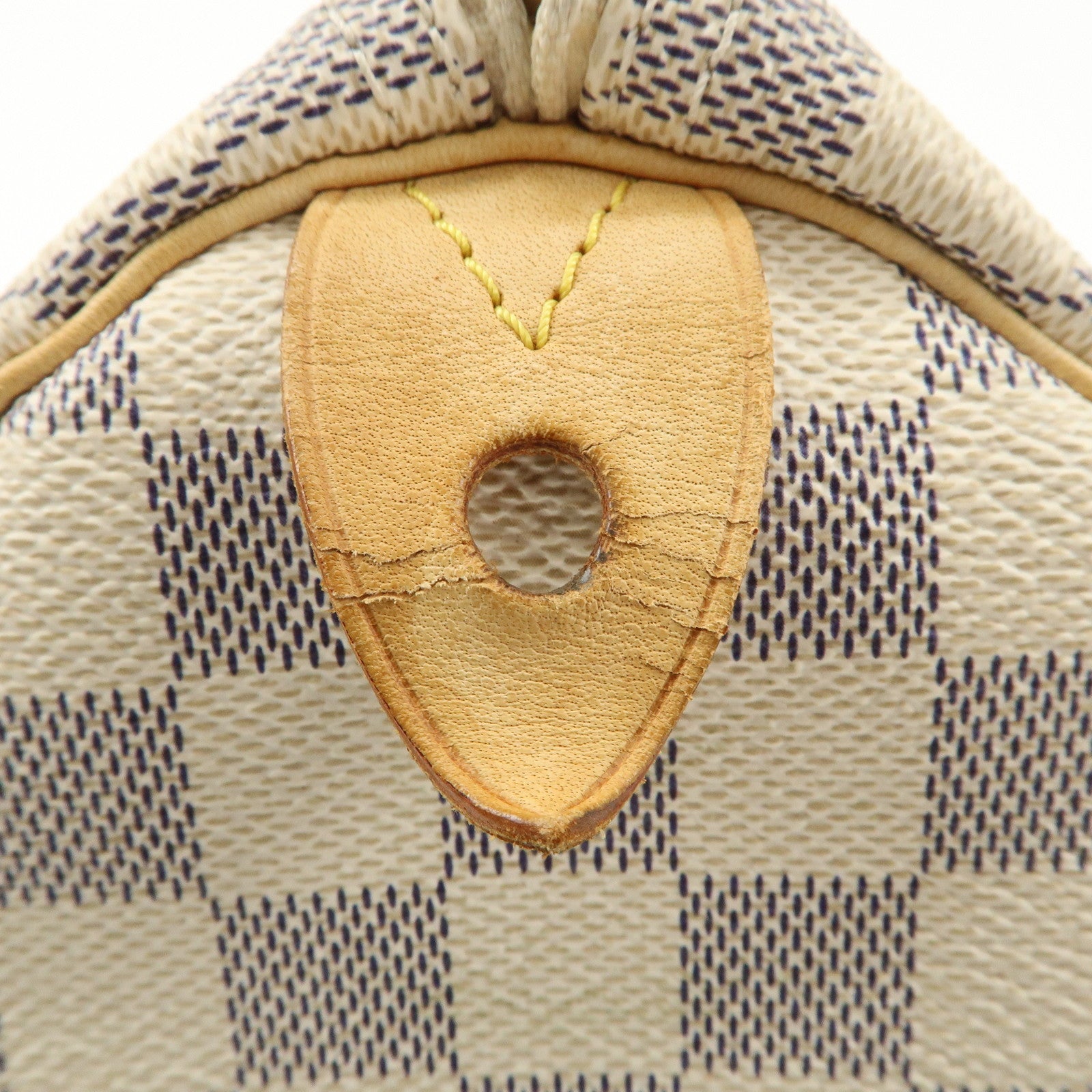 Louis Vuitton Damier Azur Speedy 25 Boston Bag Hand Bag N41534 Used