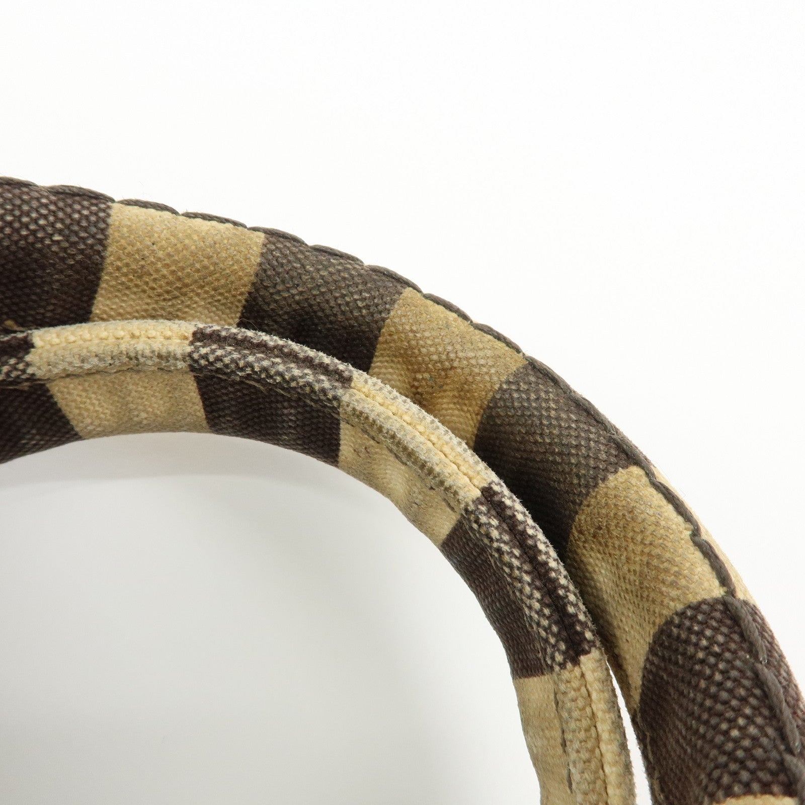 PRADA Triangle Logo Canapa Canvas 2Way Hand Bag Shoulder Bag B2642B