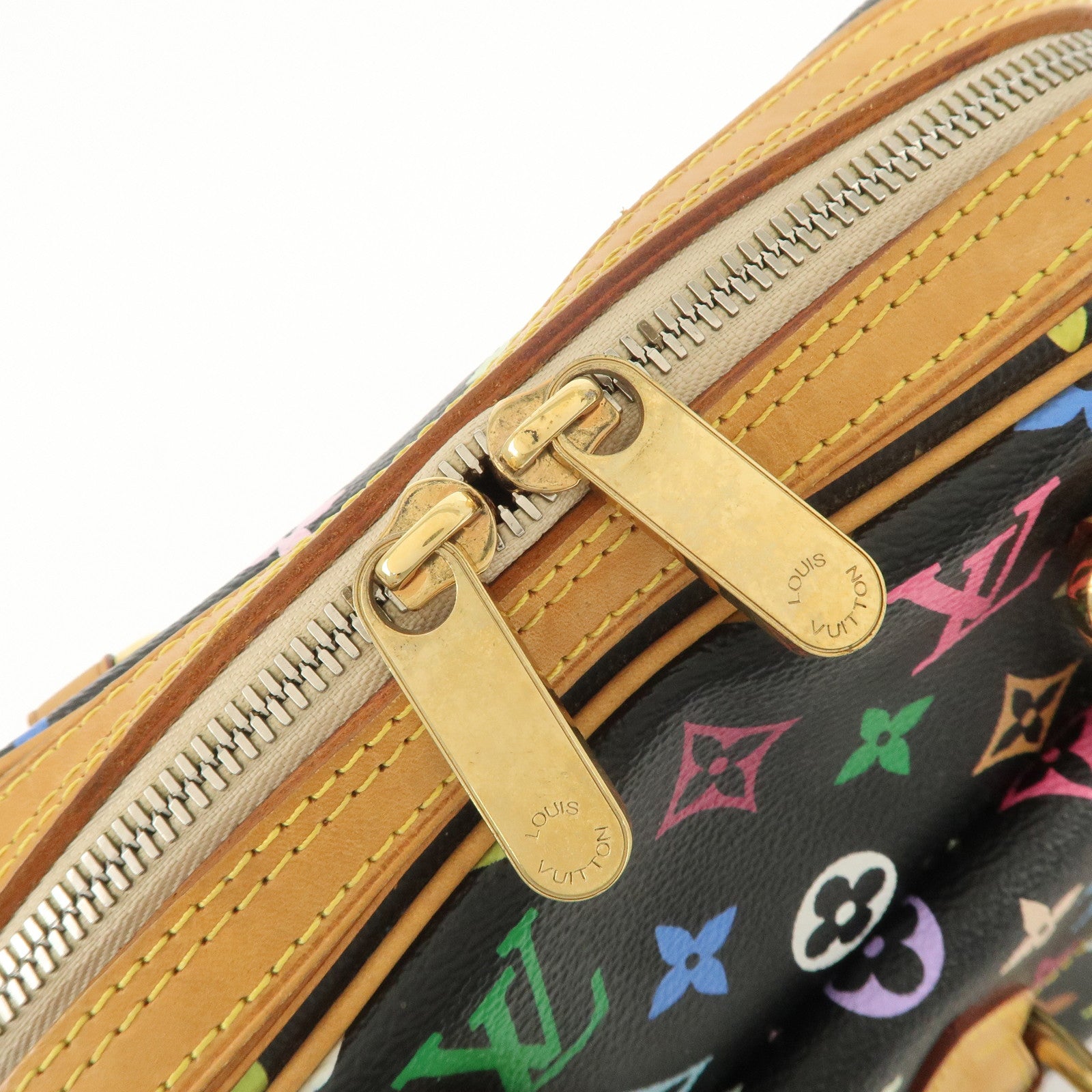 Louis Vuitton Monogram Multicolor Priscilla Hand Bag Noir M40097