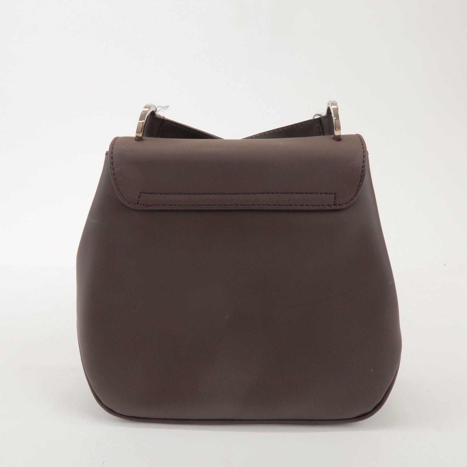 Ferragamo Vara Leather Shoulder Bag Crossbody Bag Brown