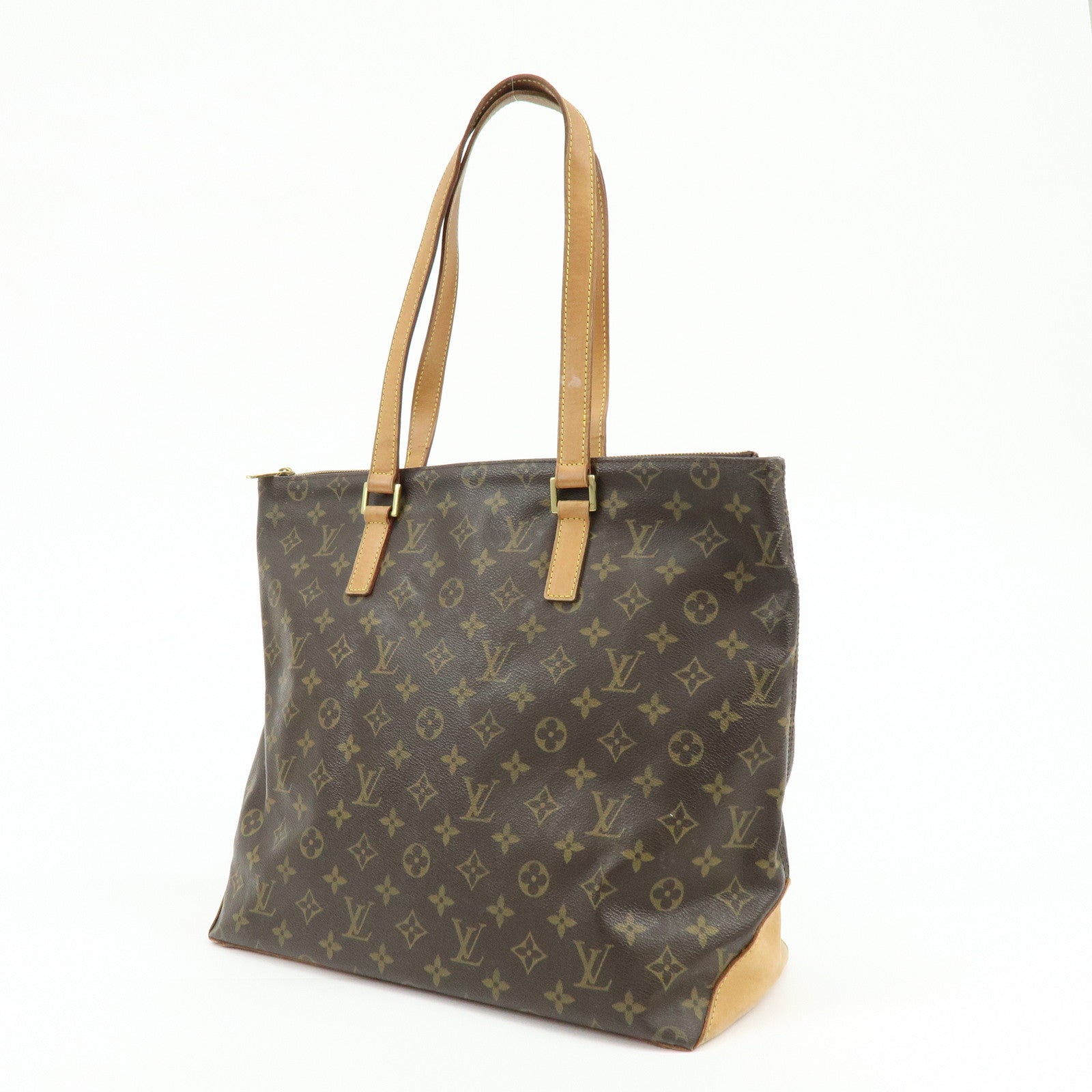 Louis Vuitton Monogram Cabas Mezzo Tote Bag Shoulder Bag M51151