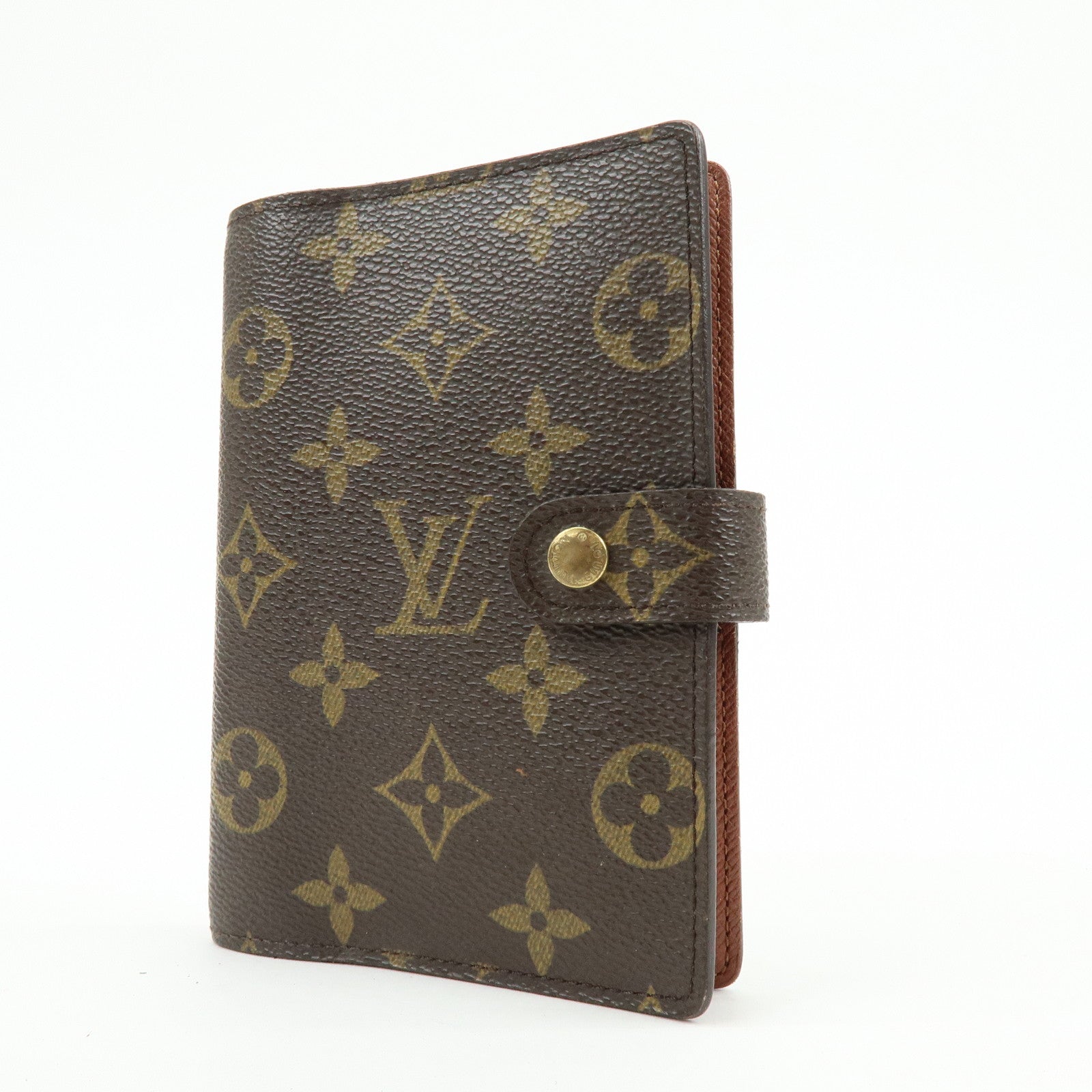 Louis Vuitton Monogram Agenda PM Planner Cover Brown R20005
